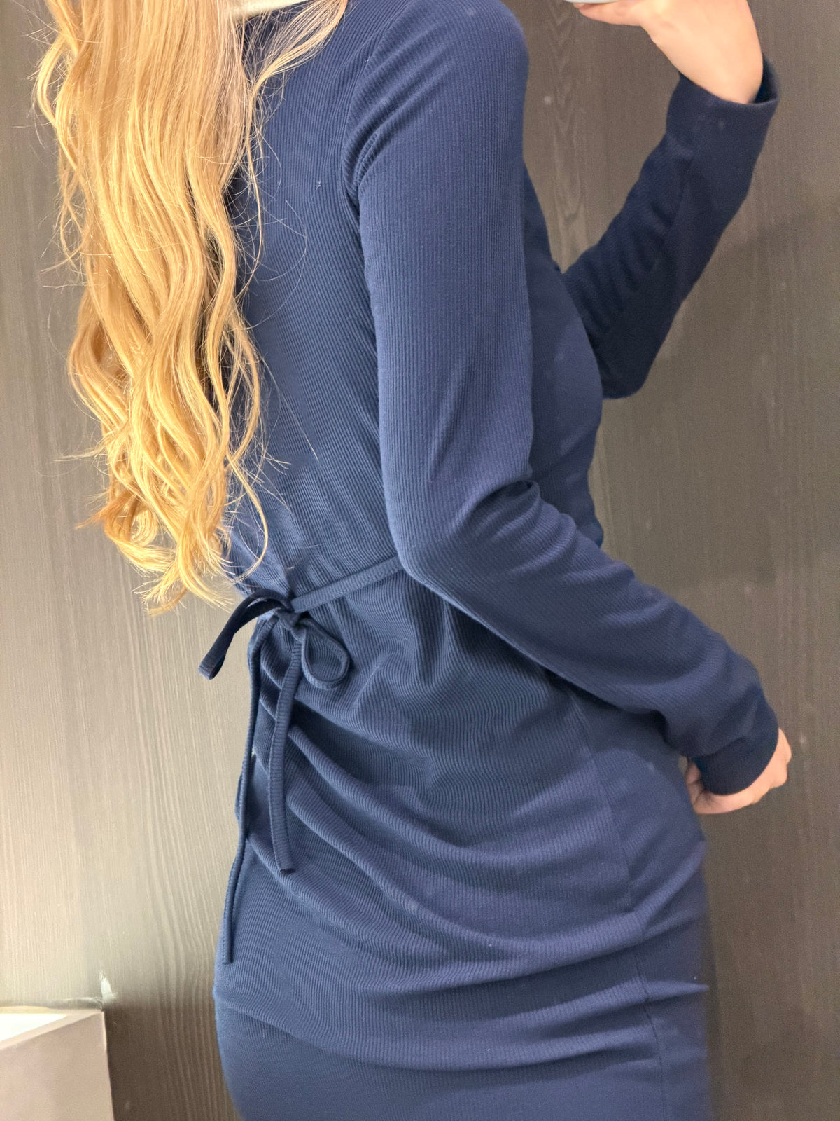 【 $99開季震撼價❗️ 】#8 | Polo領拼色修身綁帶連身裙［兩色入］