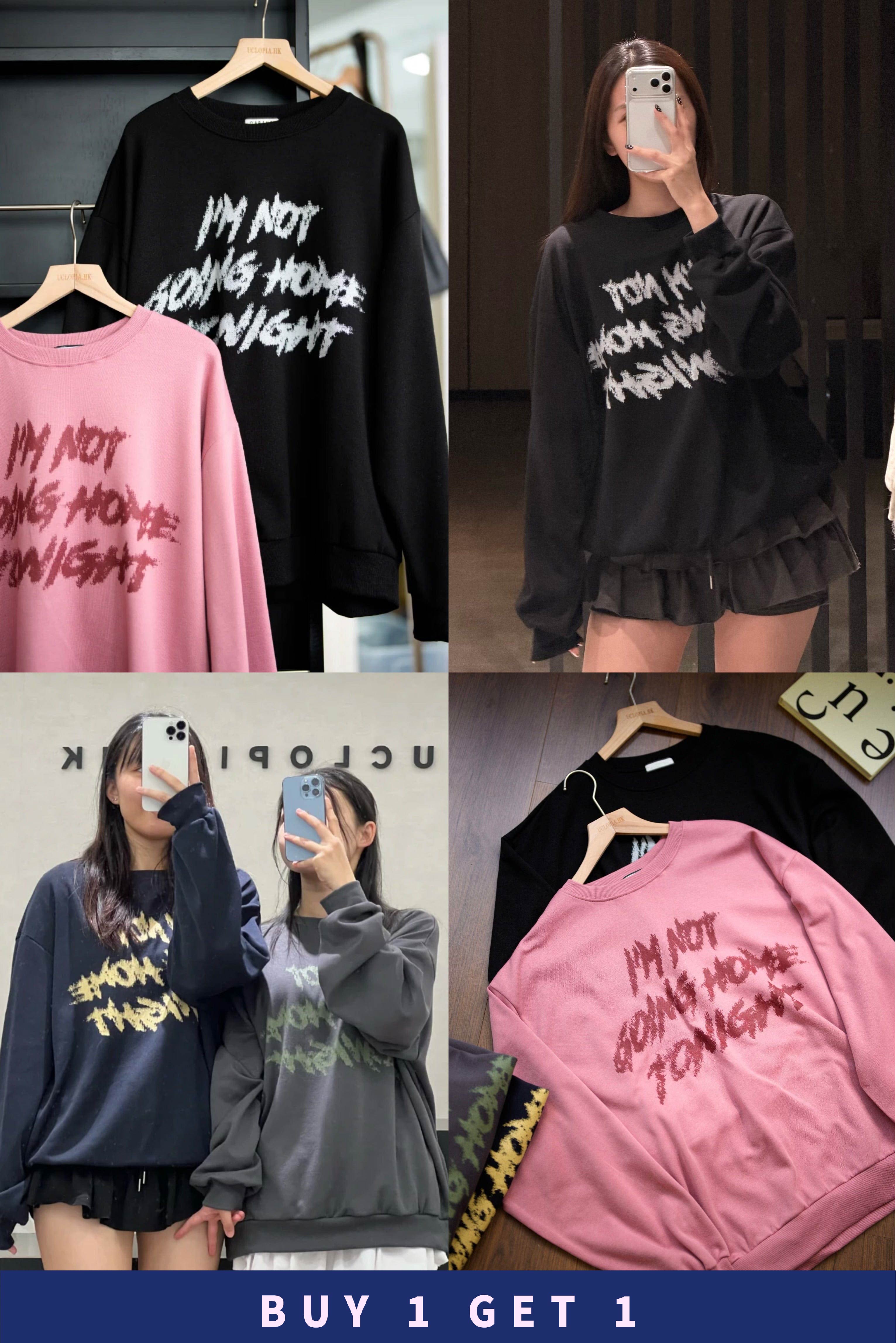 #34【 $99買一送一 】 Oversized街頭塗鴉風上衣