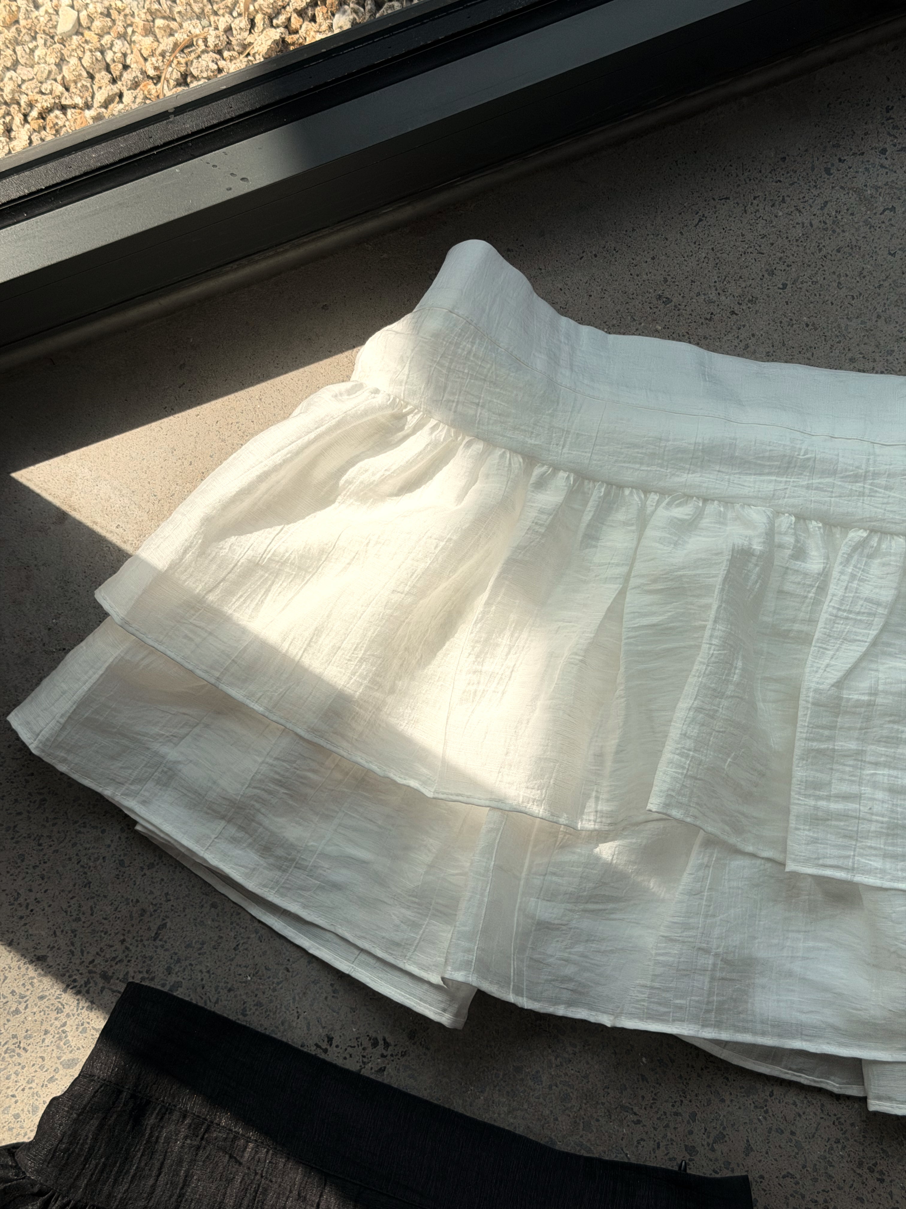 【春日韓國連線🇰🇷🌸】Ballet Core Double layer Skirt［兩色入］