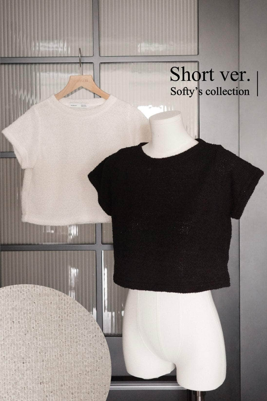 【Soft’s collection】Softy’s Crop top [兩色入]