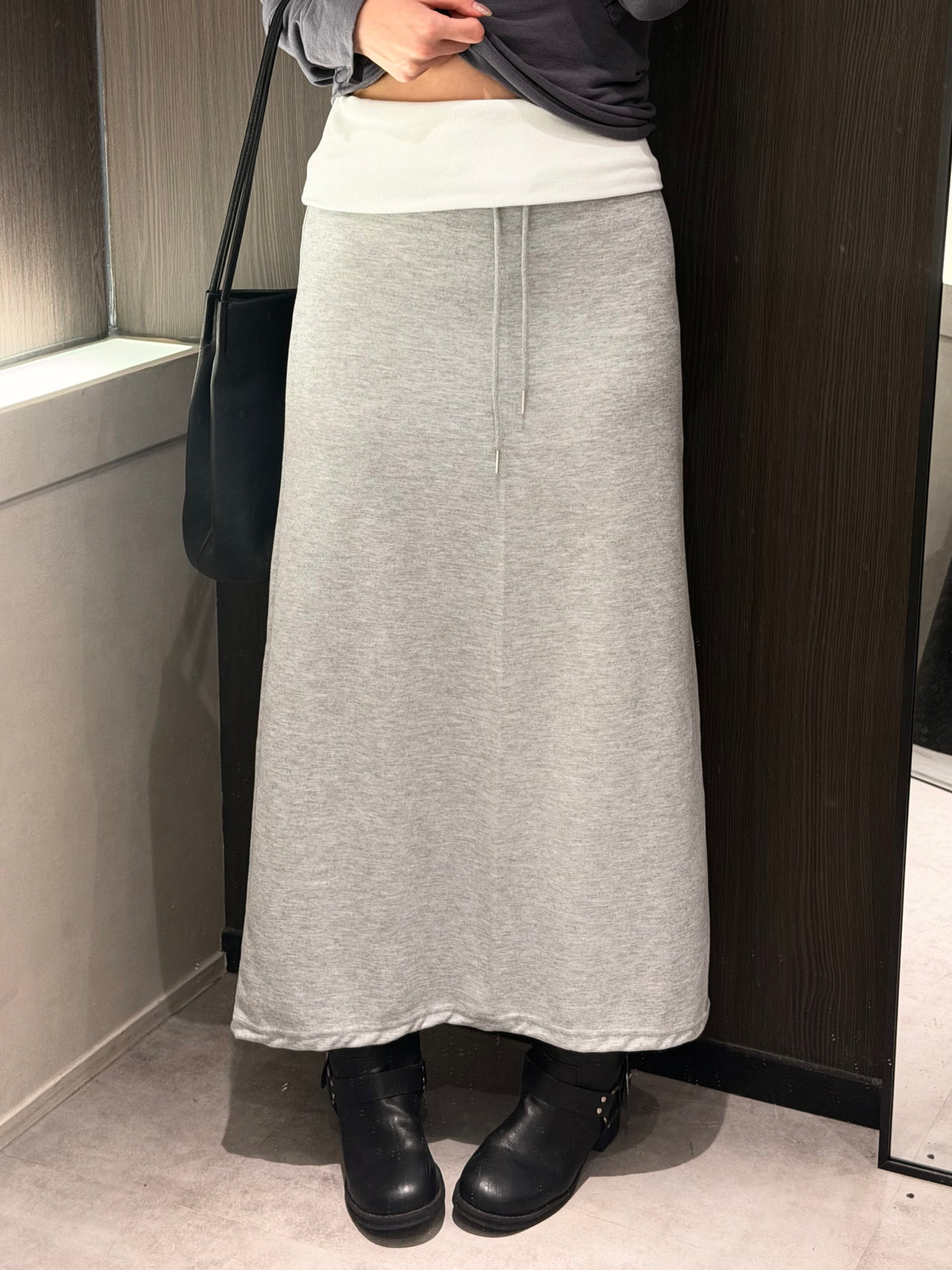 【 $99開季震撼價❗️ 】#27 | 韓系風格必入手～拼色休閑長裙［兩色入］