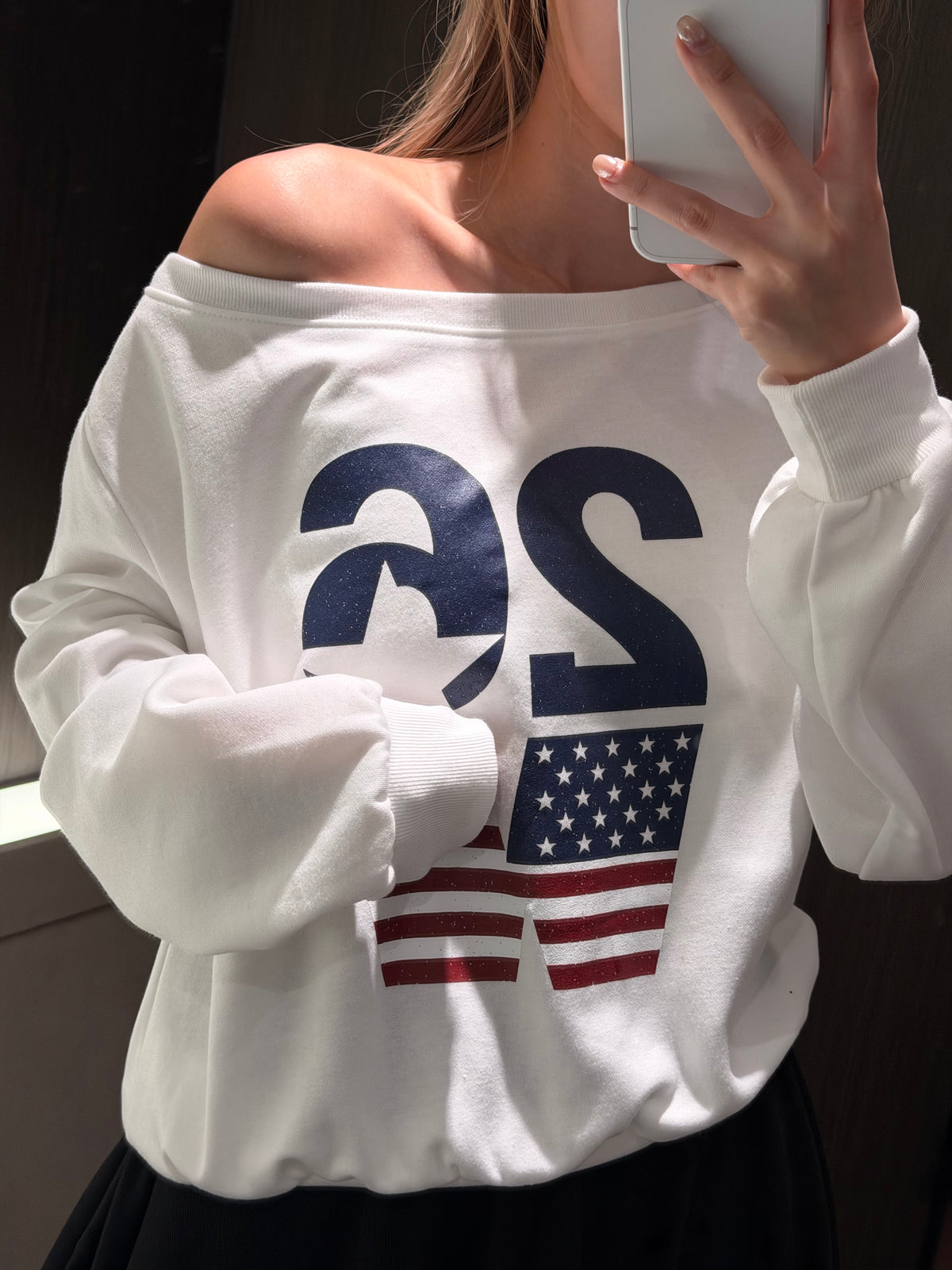 【 $99開季震撼價❗️ 】#40 | USA大領口薄衛衣