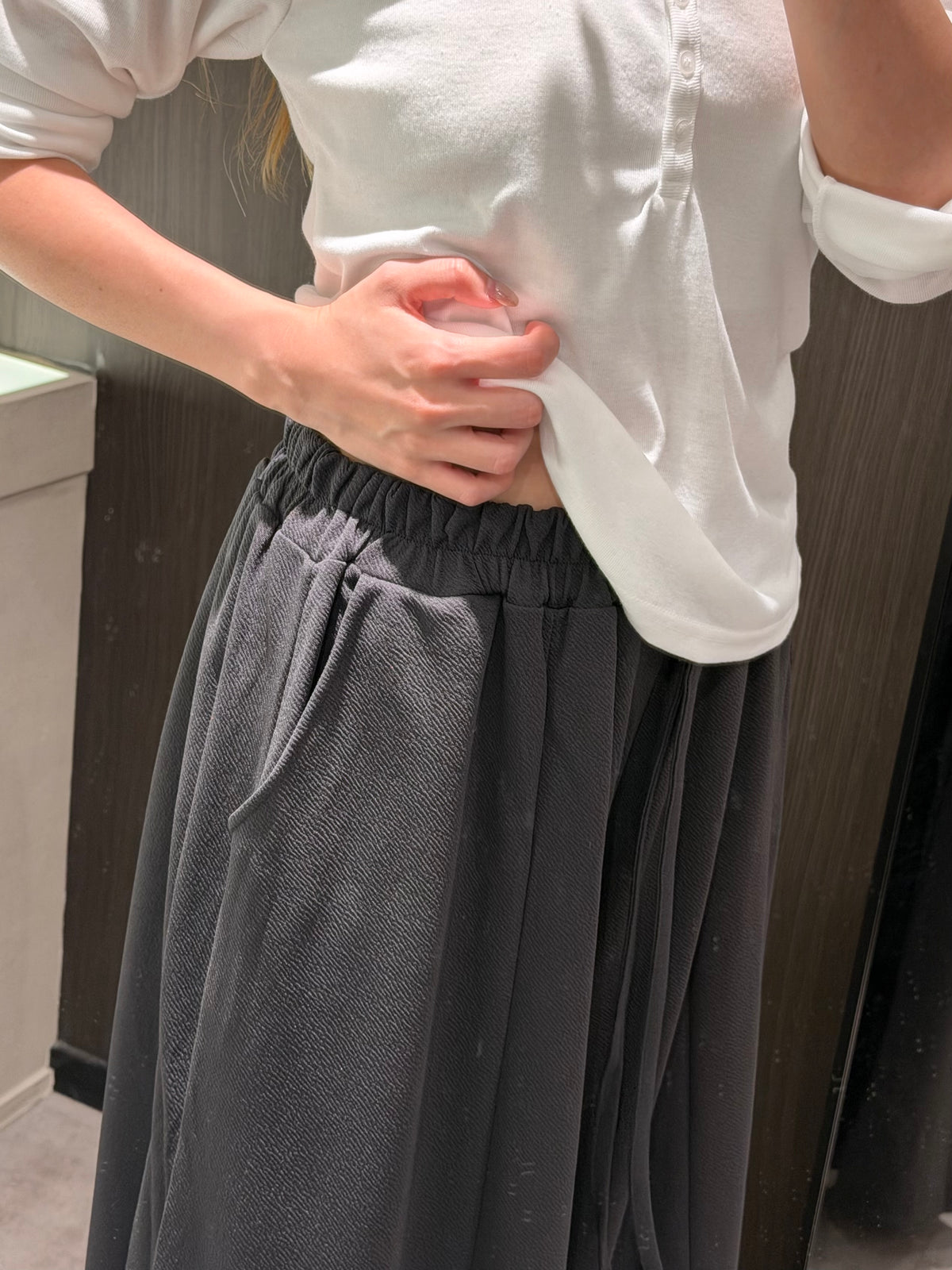 【 $99開季震撼價❗️ 】#13 | 泡泡皺布闊腳褲［三色入］
