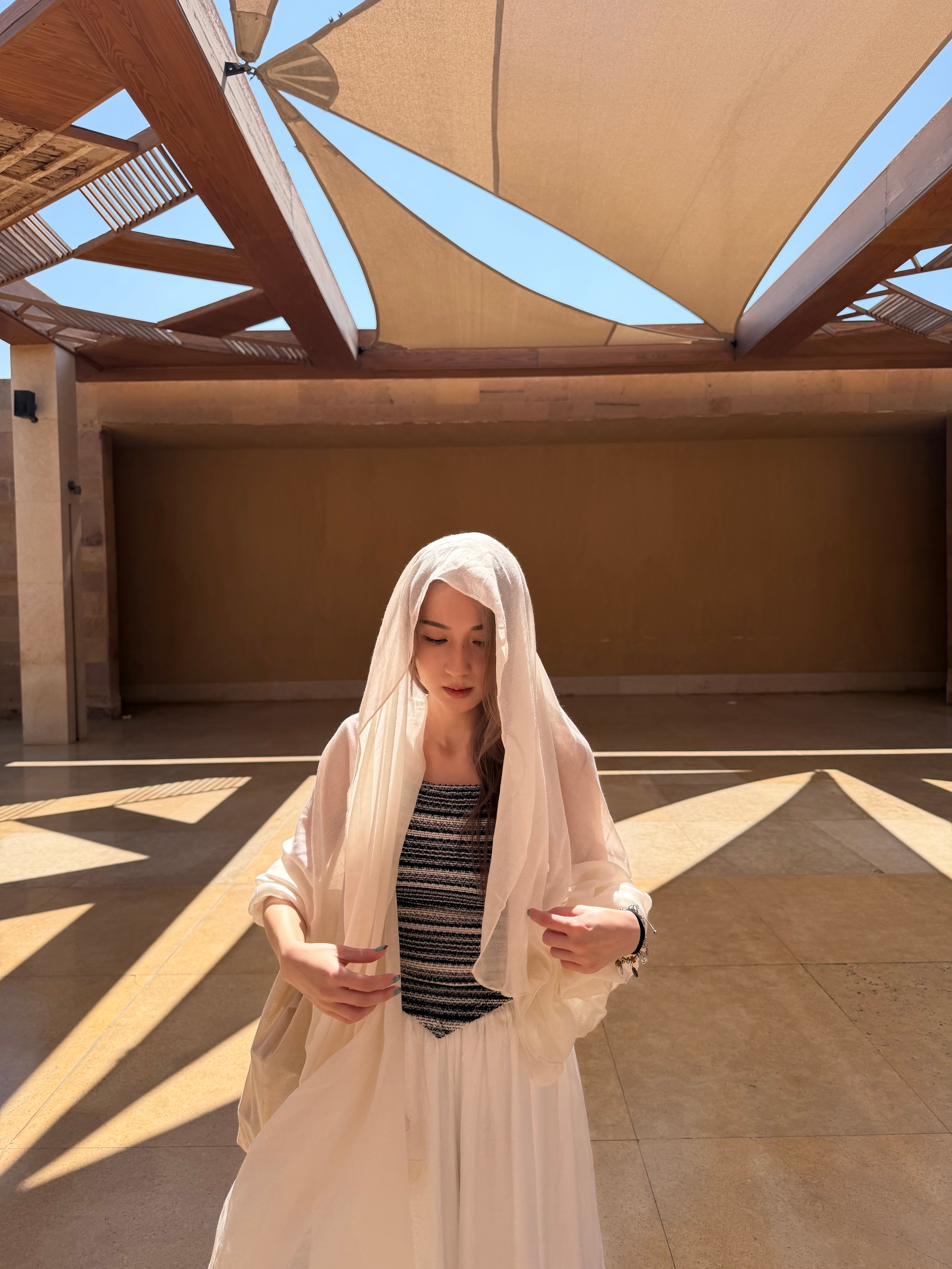 【 埃及小連線 DAY1 】Greece style Knit Top