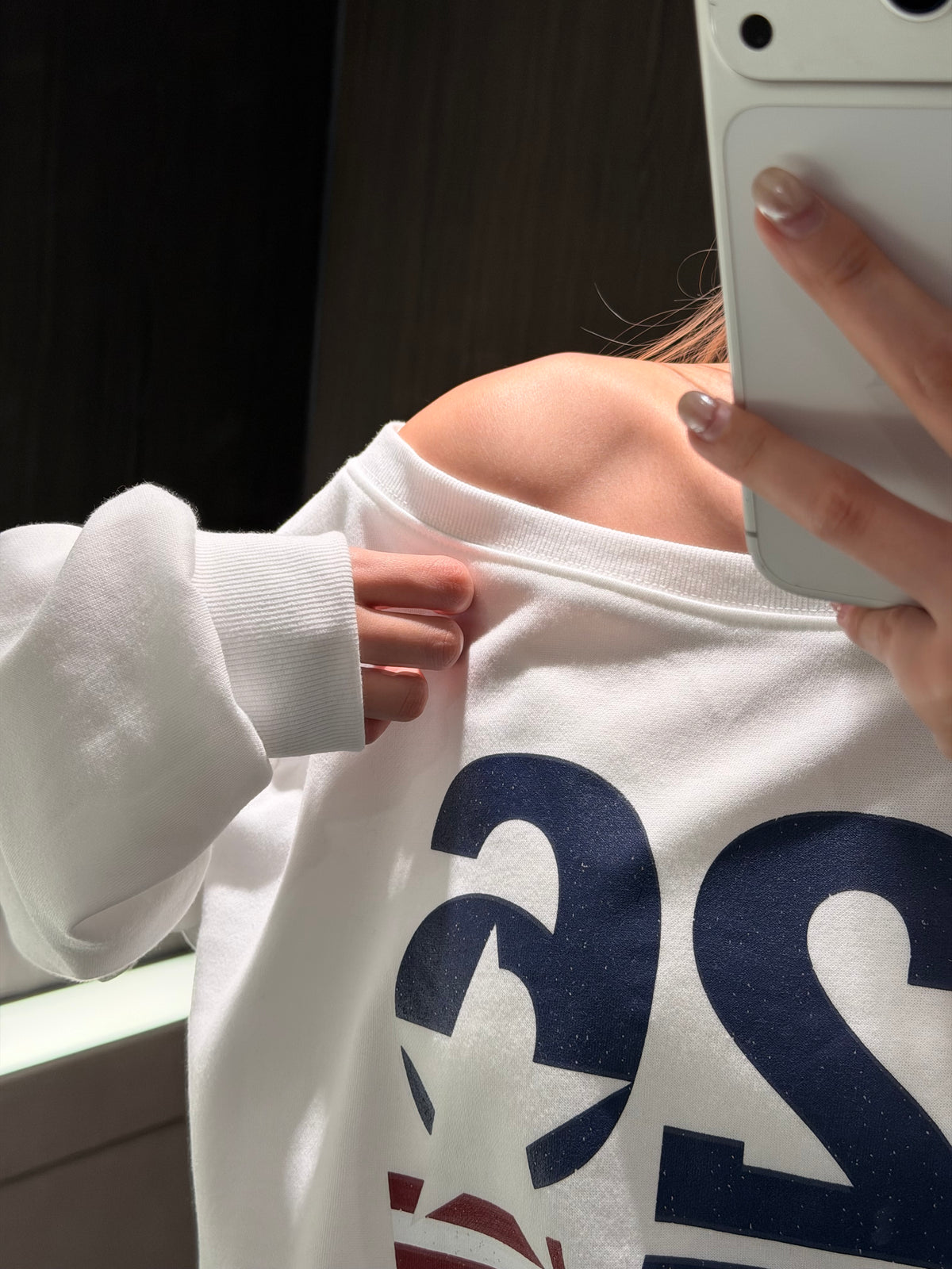 【 $99開季震撼價❗️ 】#40 | USA大領口薄衛衣