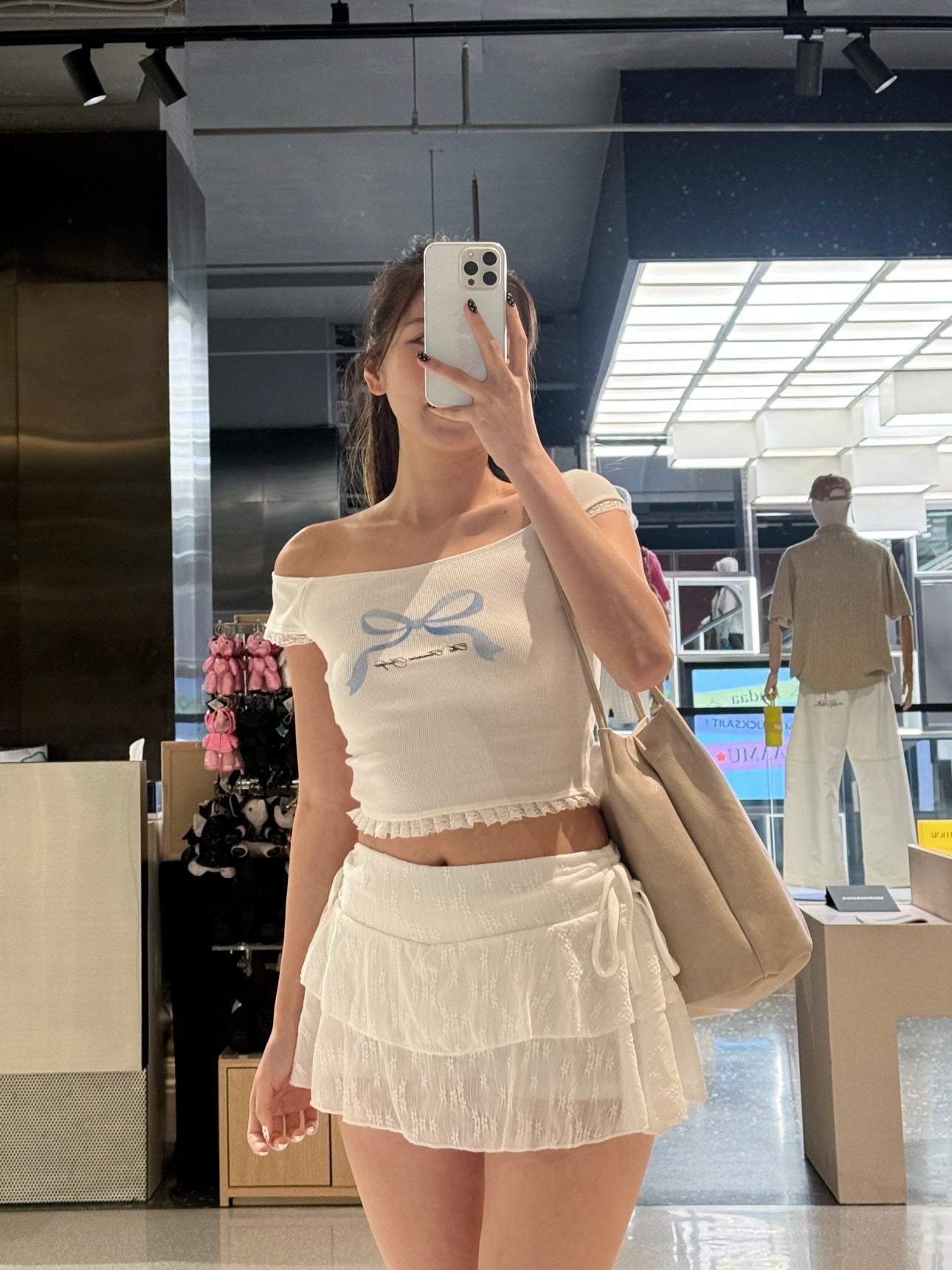 $99 Sweet Hot Top｜水墨印花Lace一字膊上衣 - New colours！