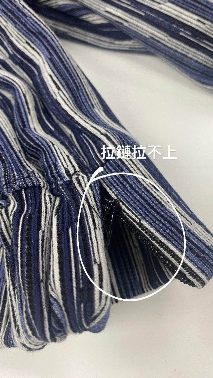 ［瑕疵品 6］超有質感🔹Stripes dress ［兩色入］