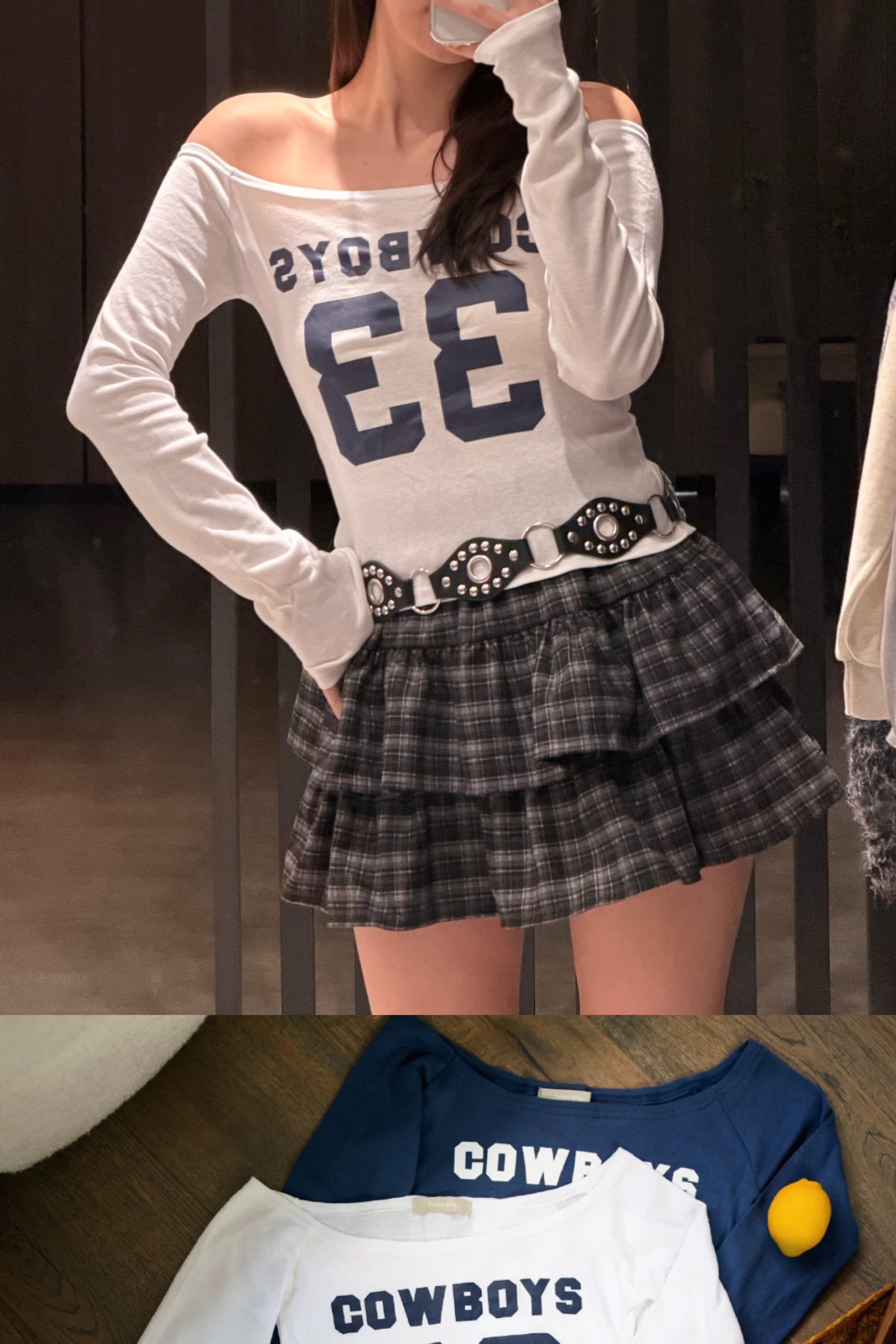 【 歷屆最大型！秋冬$99震撼價❗️#67】Cowboys 33 修身薄長袖［兩色入]￼
