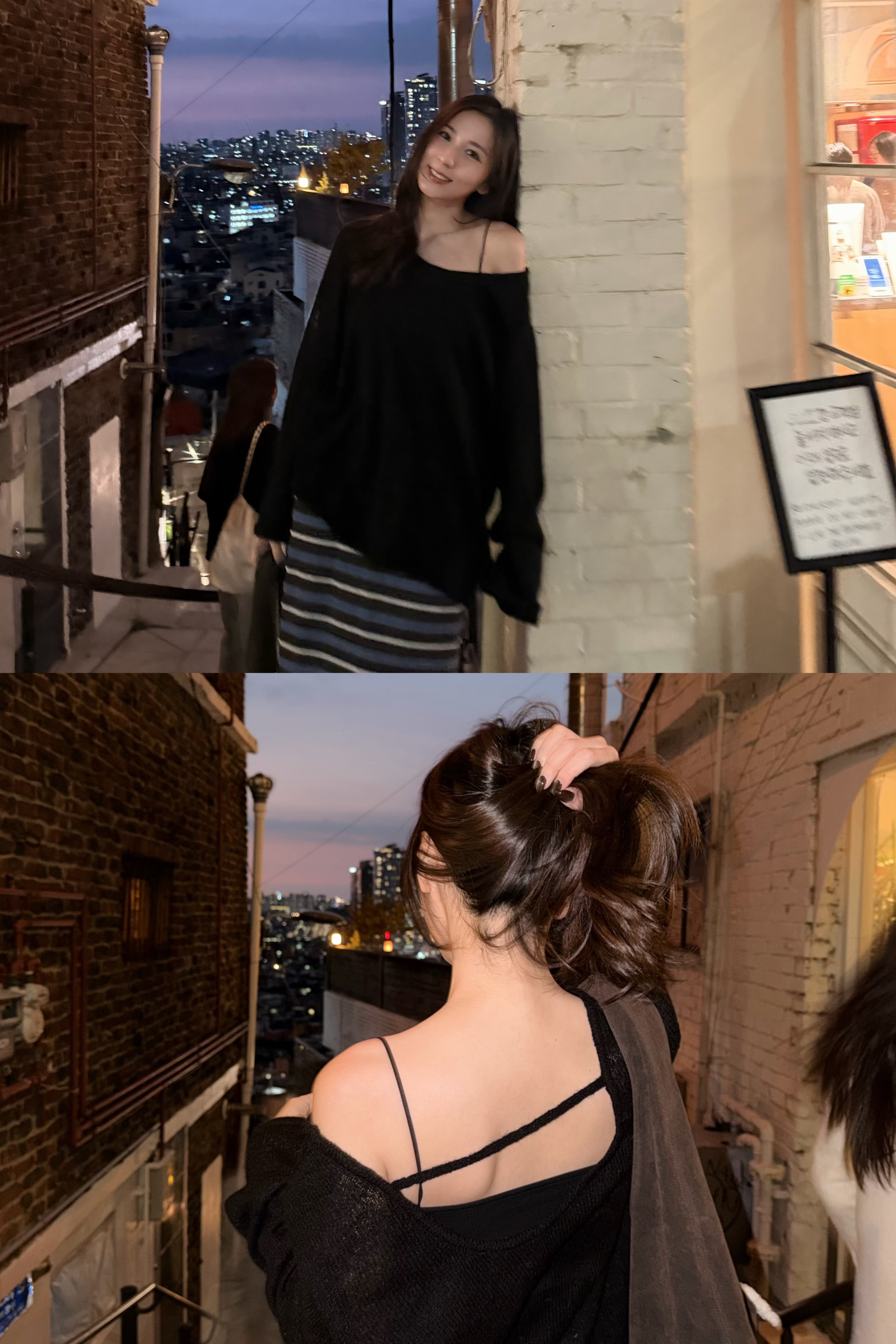 【 韓國親搜巡禮 · Week 2🥯 】店主大推！慵懶羊毛針織大領薄毛衣［三色入］