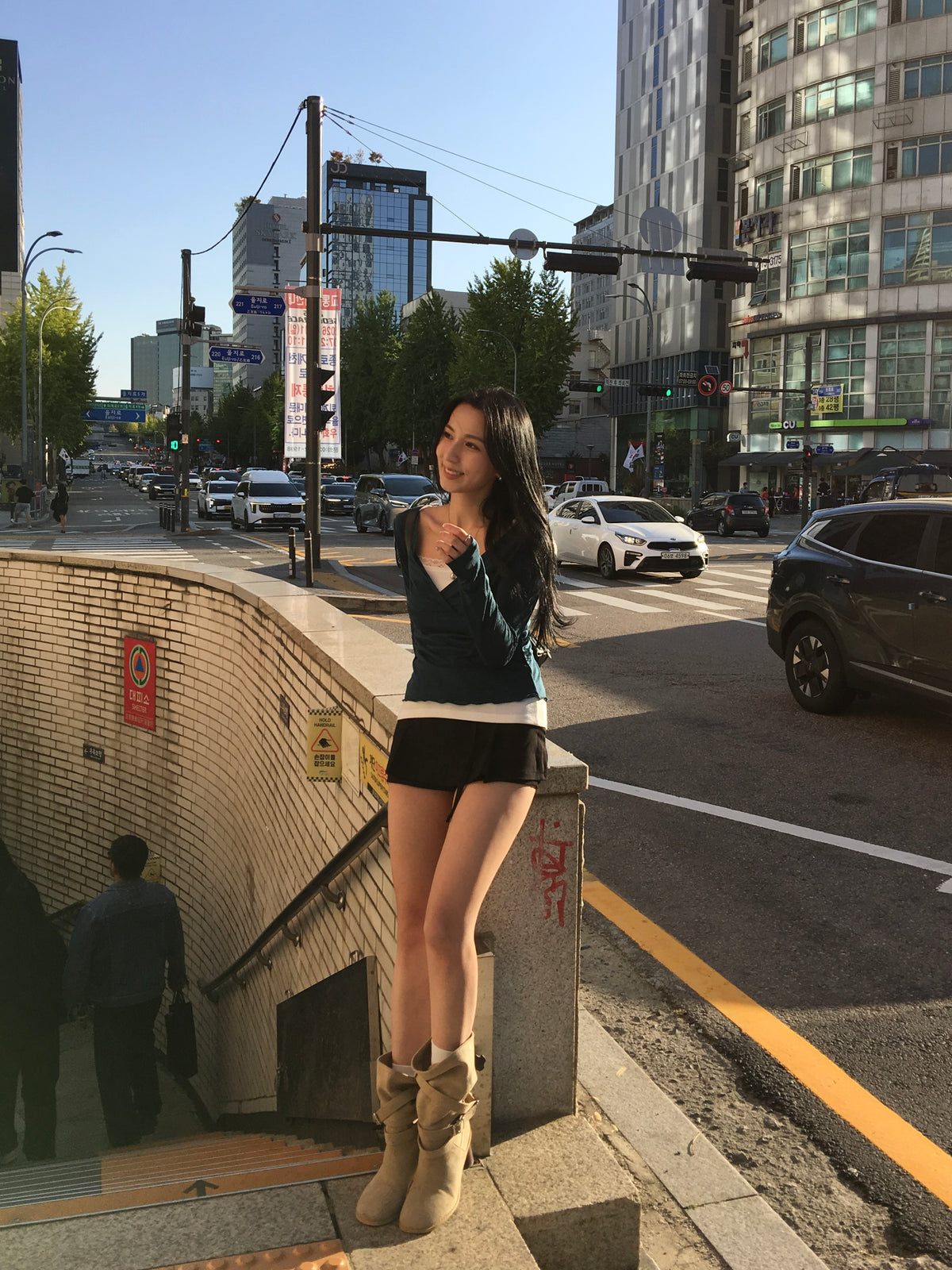 冬季氣質款式🤎麂皮堆堆木高踭短Boot