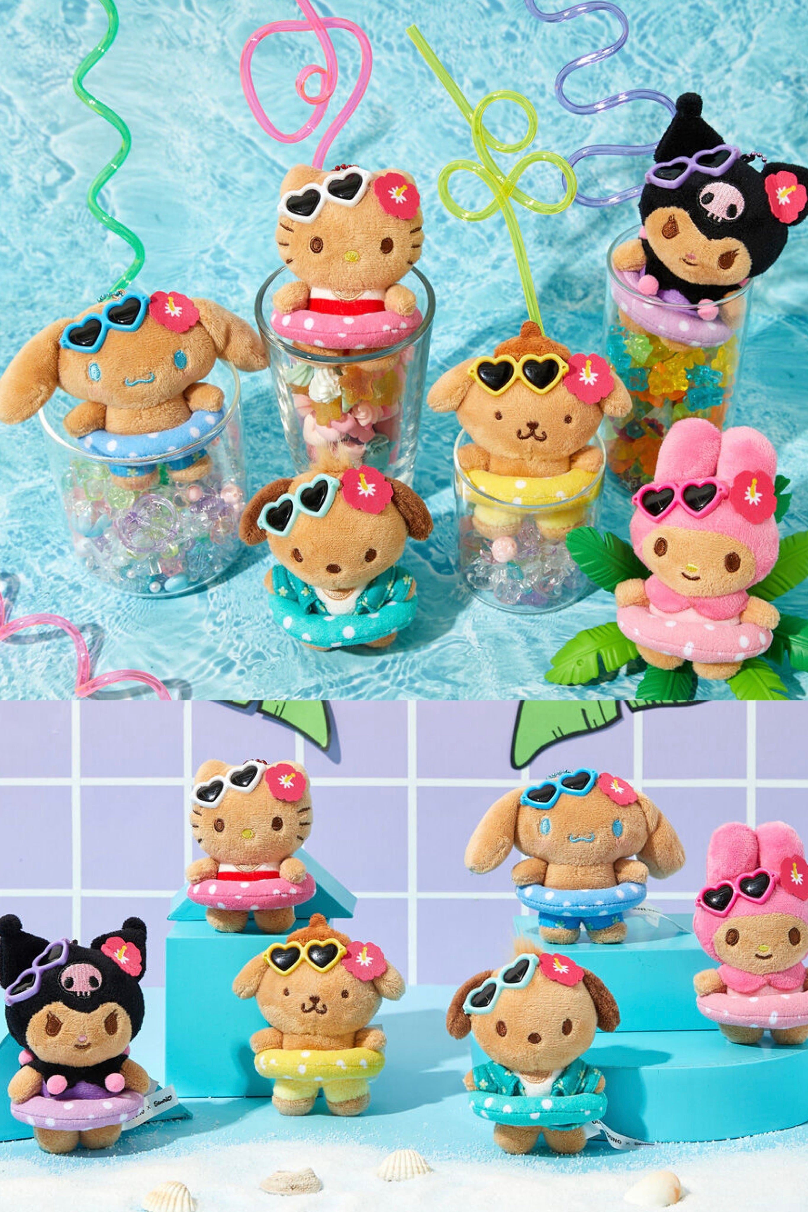 韓國Olive Young x Sanrio 限定！曬燶黑皮沙灘款