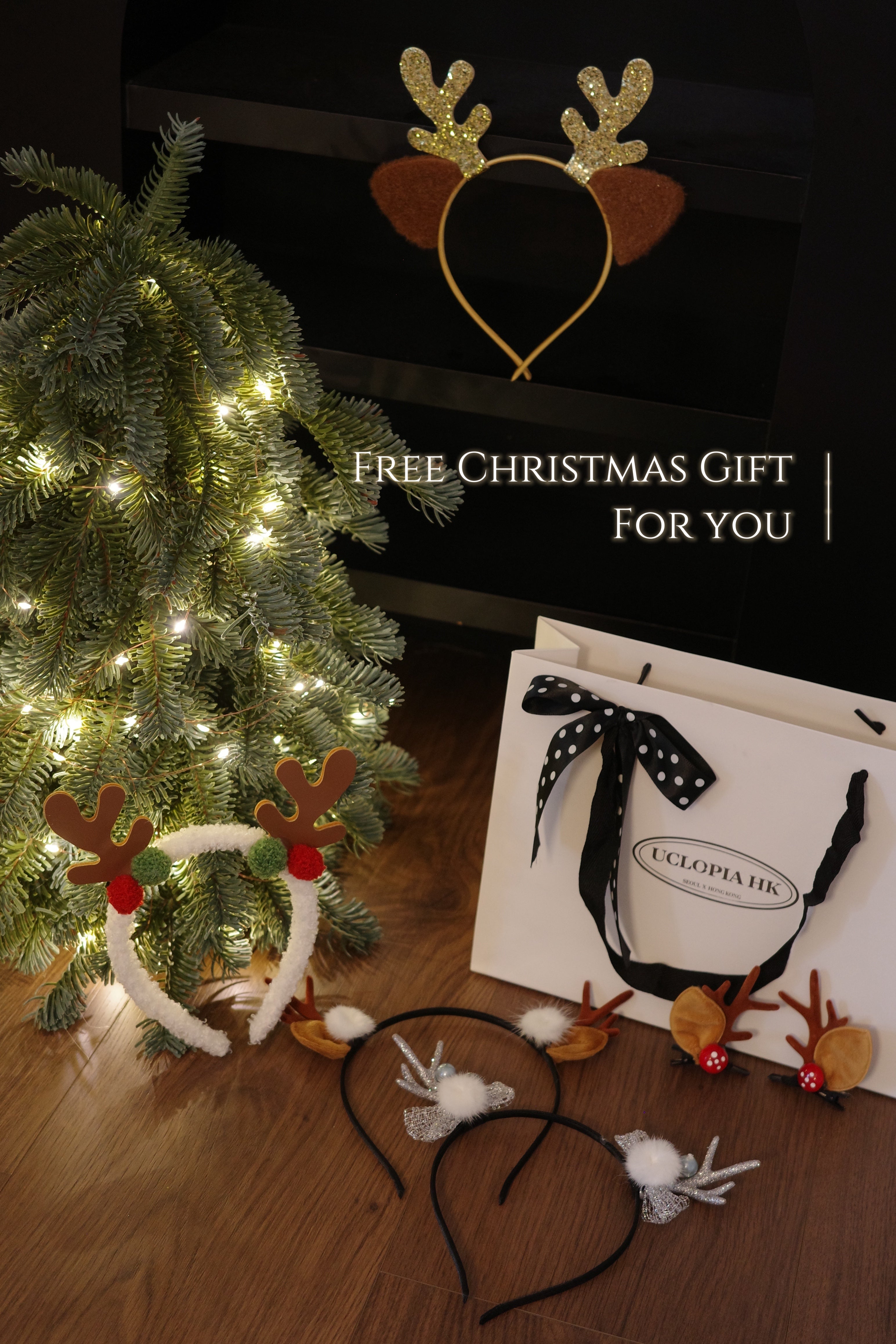 【送！聖誕限定頭飾🎅🏻】🎄買2件衣物即送！記得要加購此選項啊￼🙌🏻🥰 [不設獨立購買]