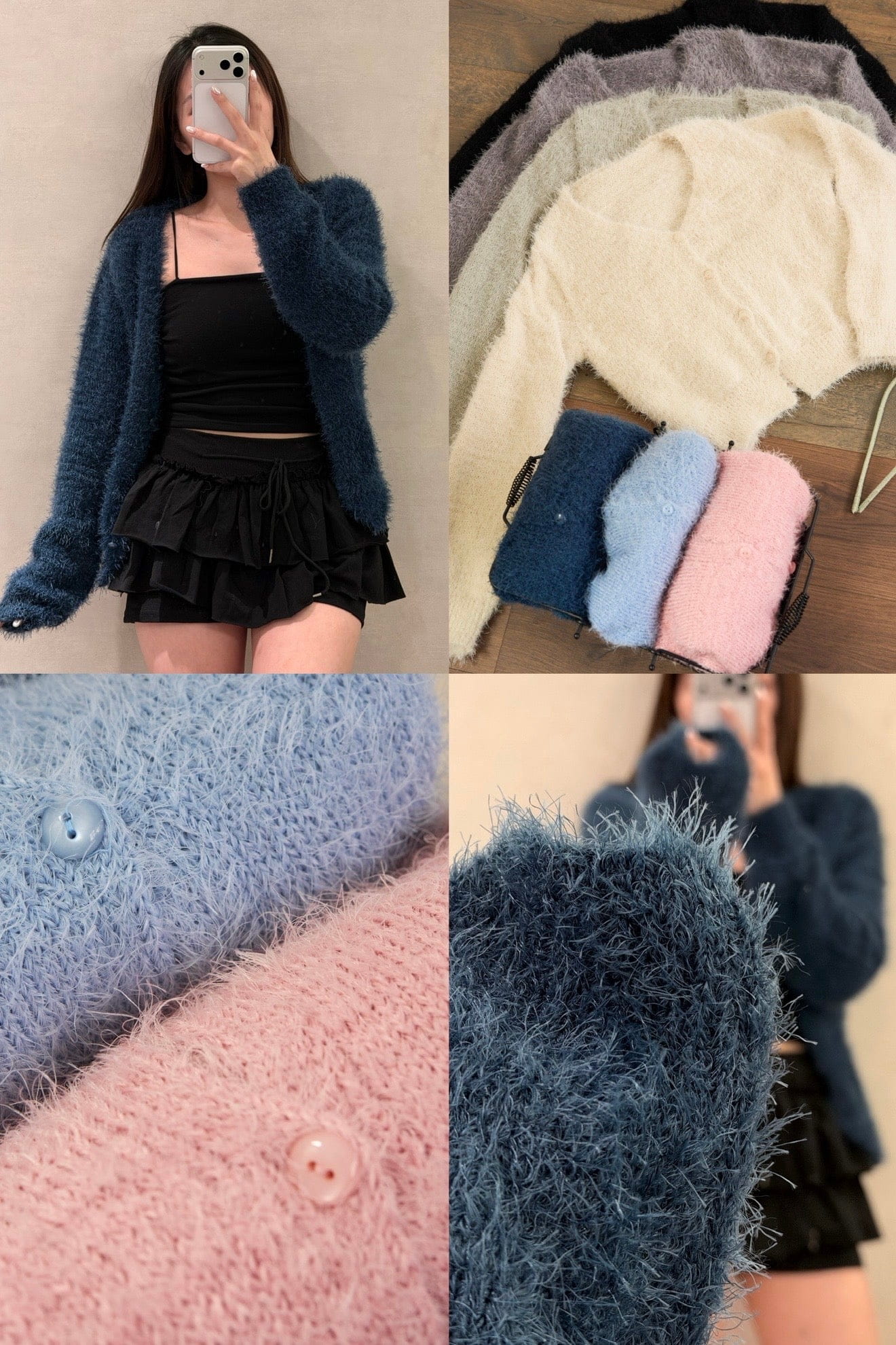 【 歷屆最精彩！$99震撼價❗️#18 】慵懶馬海毛毛針織外套［七色入］| Staff’s Pick 💃🏻