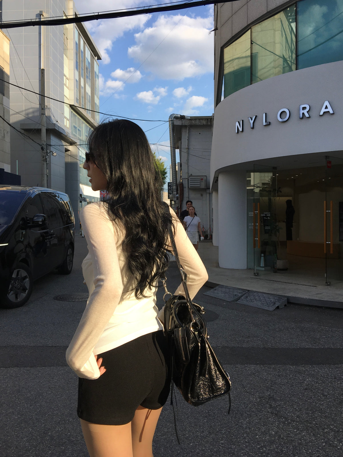 店主大推！加絨～超級無敵百搭貼臀小黑褲