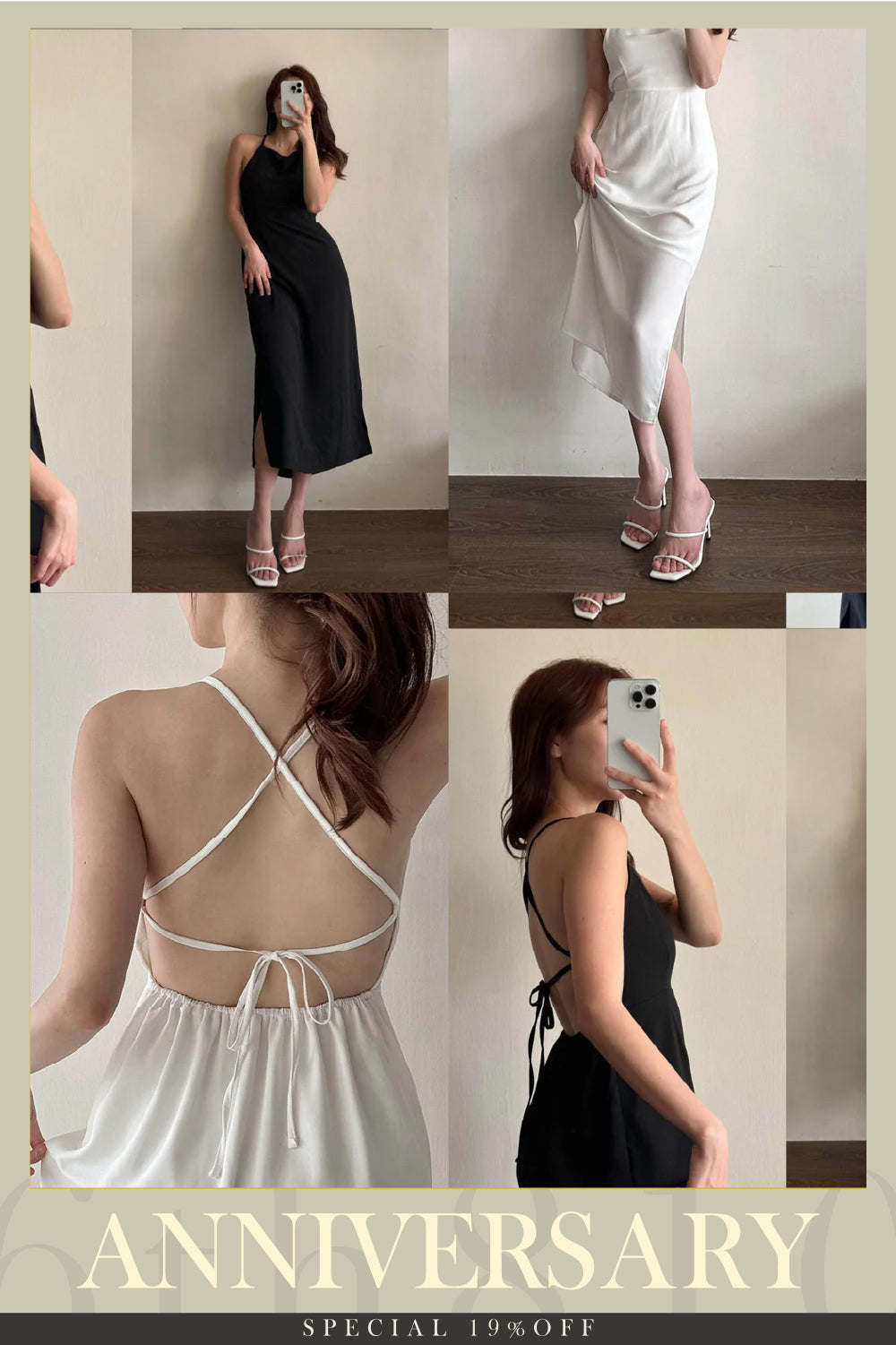 【大大大露背系列】Perfect Night Long Dress [兩色入］