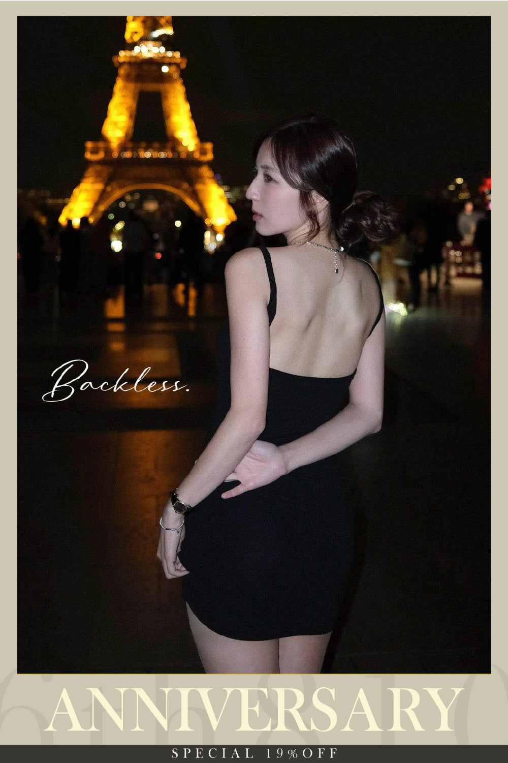 【大大大露背系列🍷｜有PAD 】Backless slim-cut dress [兩色入]