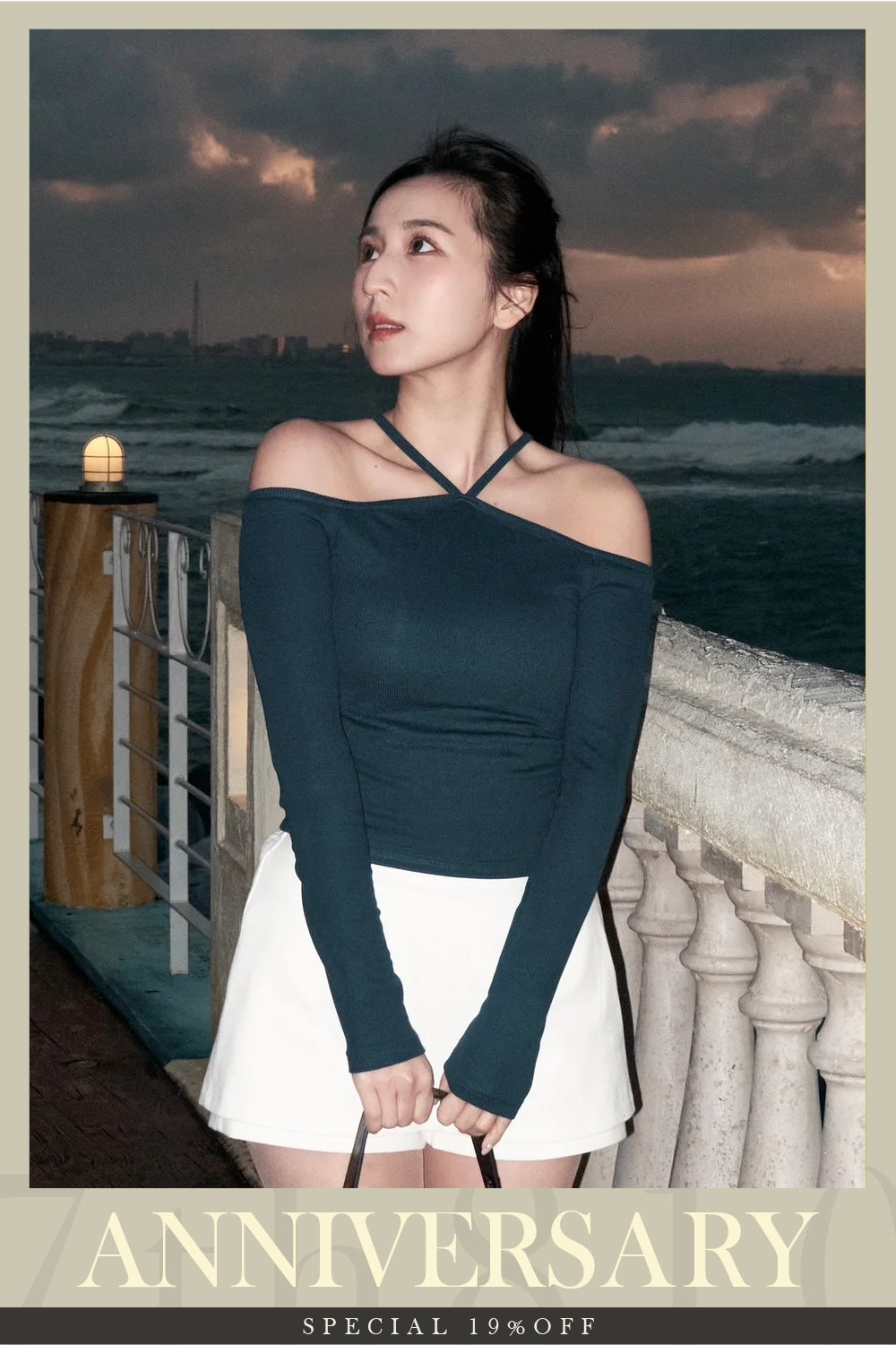 【 UCO MADE | Exclusive Custom Model 】Blue added🧵! Date Me Lady Girls Top [Available in three colours]