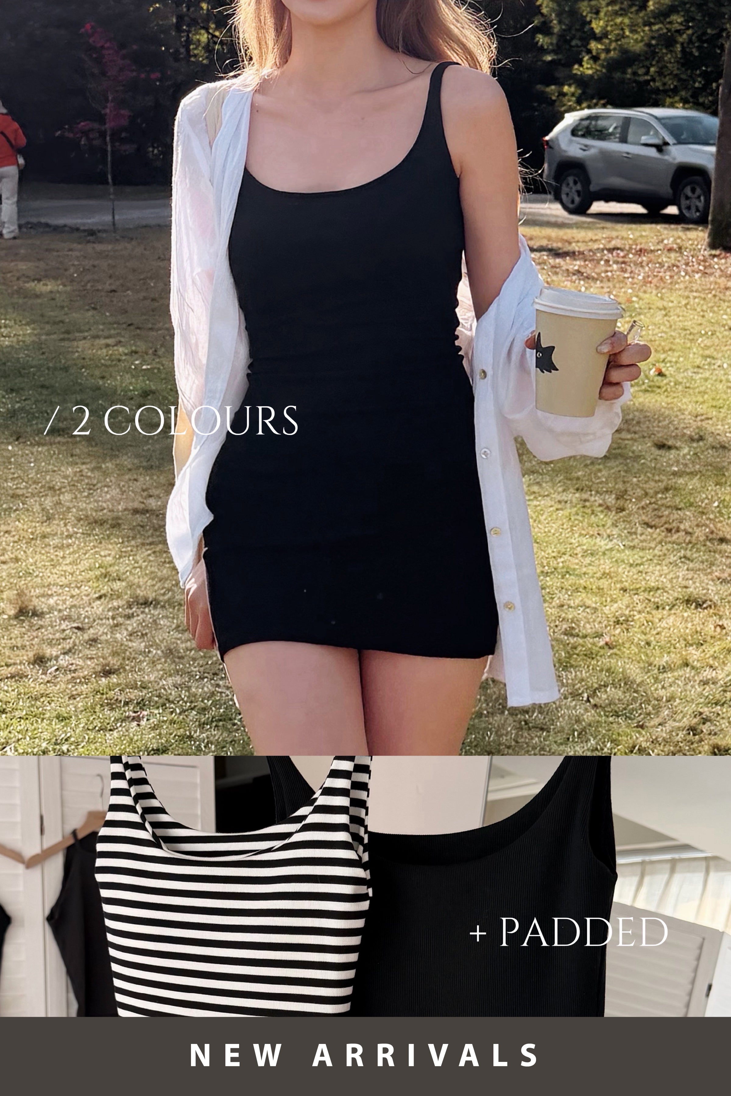 有Pad超方便！Slim-cut Padded Ops［兩色入］