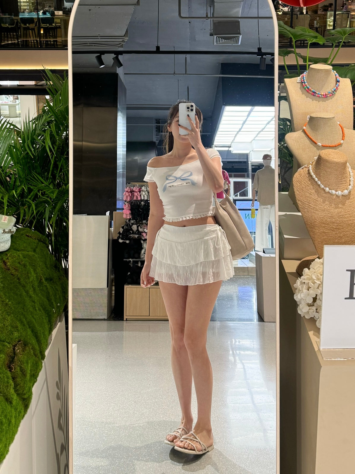 $99 Sweet Hot Top｜水墨印花Lace一字膊上衣 - New colours！
