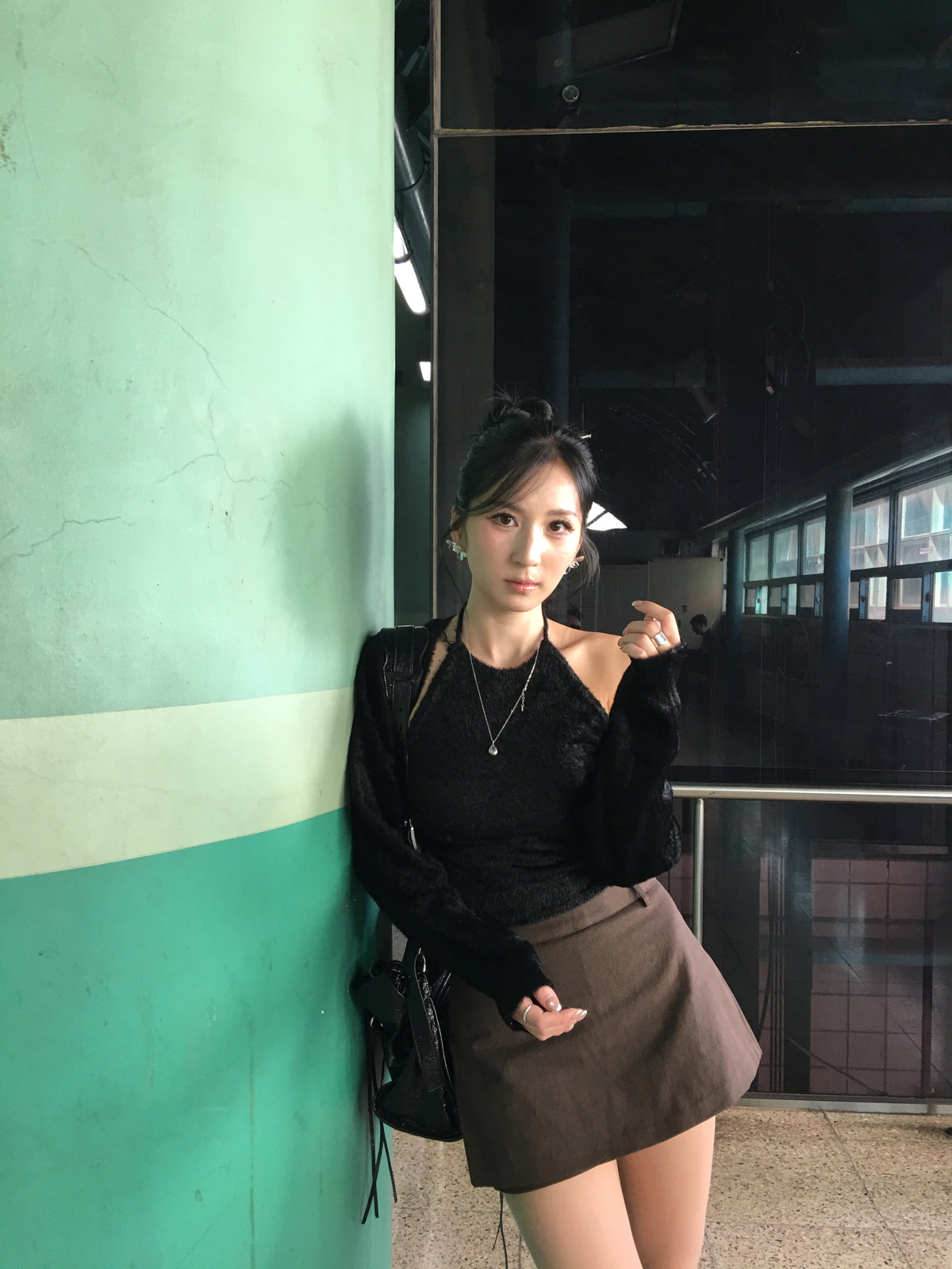 Earthy Colors Cotton A-line Skirt［三色入］