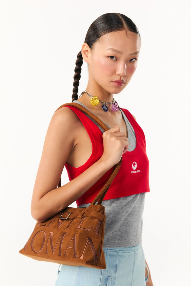 Gentle Woman｜SUEDE BALLERINA BAG