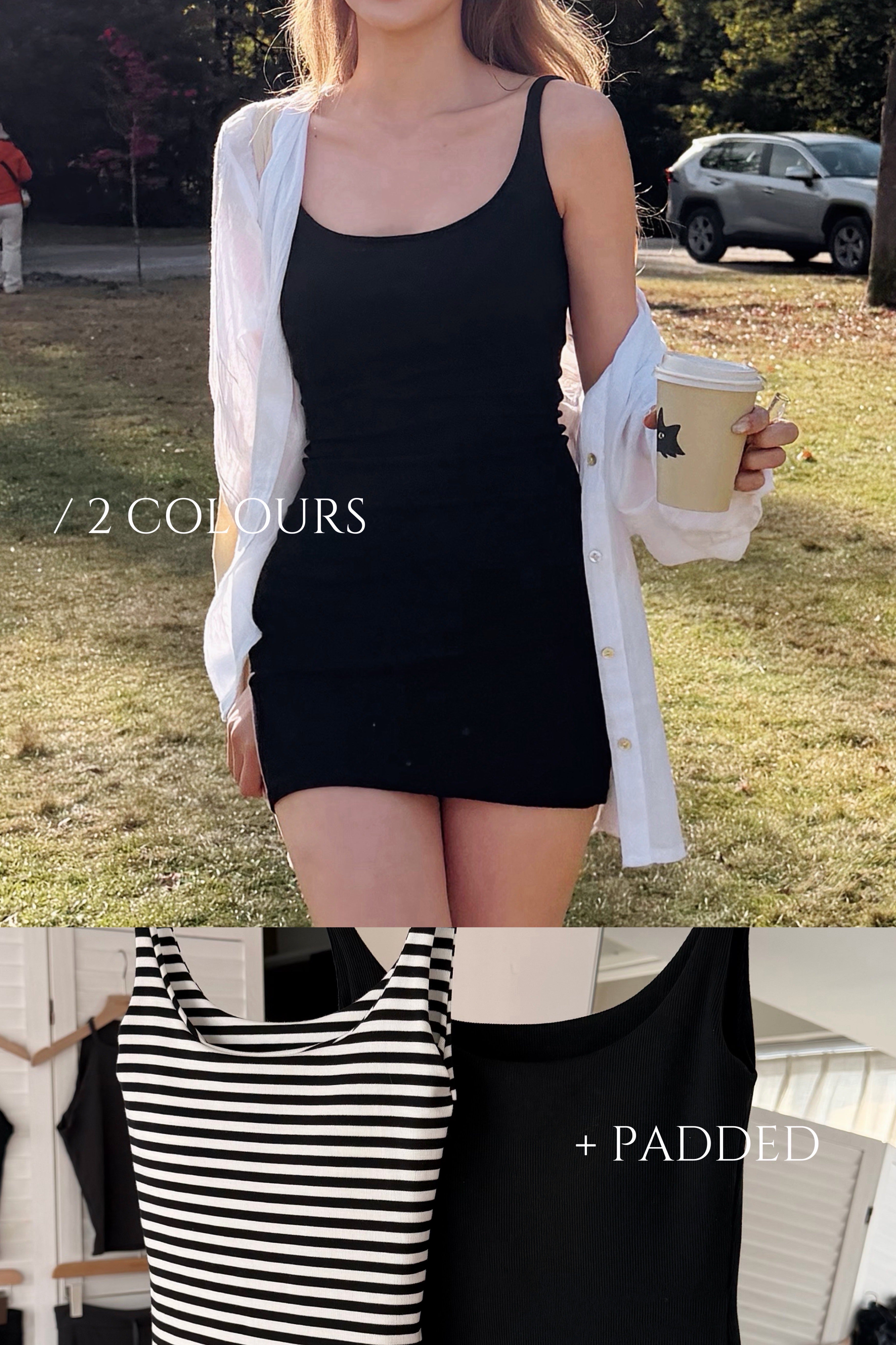 有Pad超方便！Slim-cut Padded Ops［兩色入］