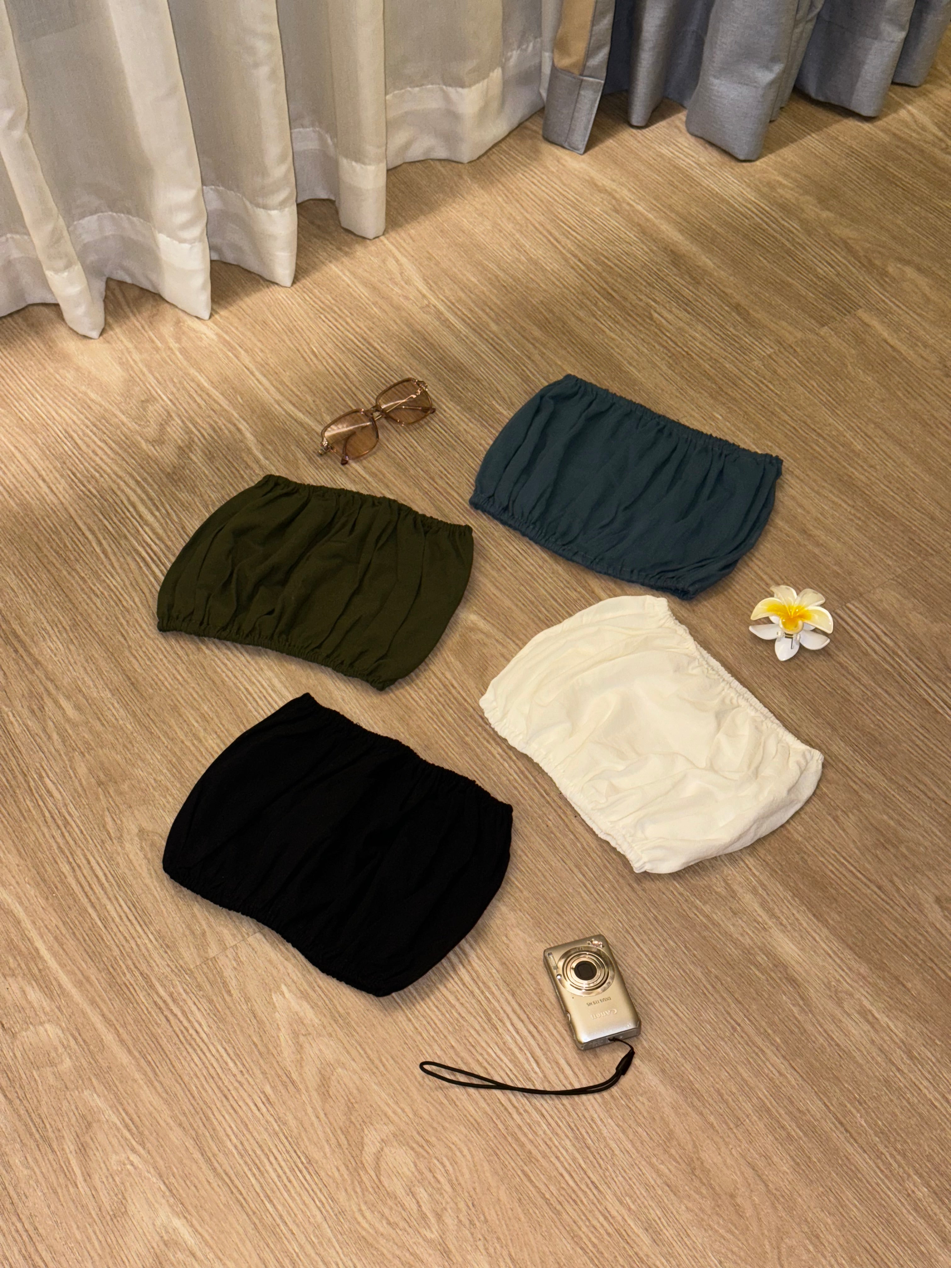 $99泰國薄棉麻系列｜Basic Tube top［四色入］