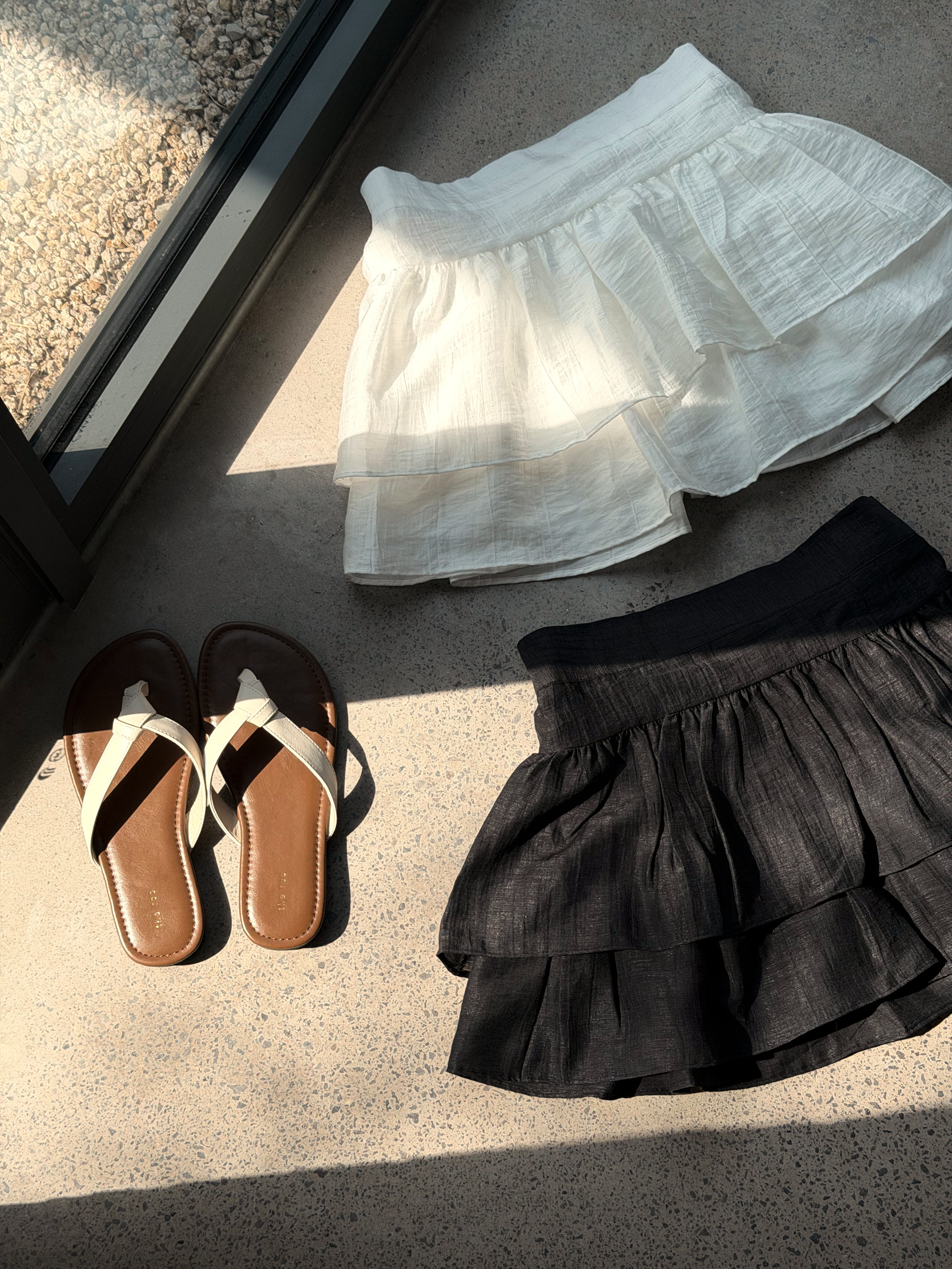 【春日韓國連線🇰🇷🌸】Ballet Core Double layer Skirt［兩色入］