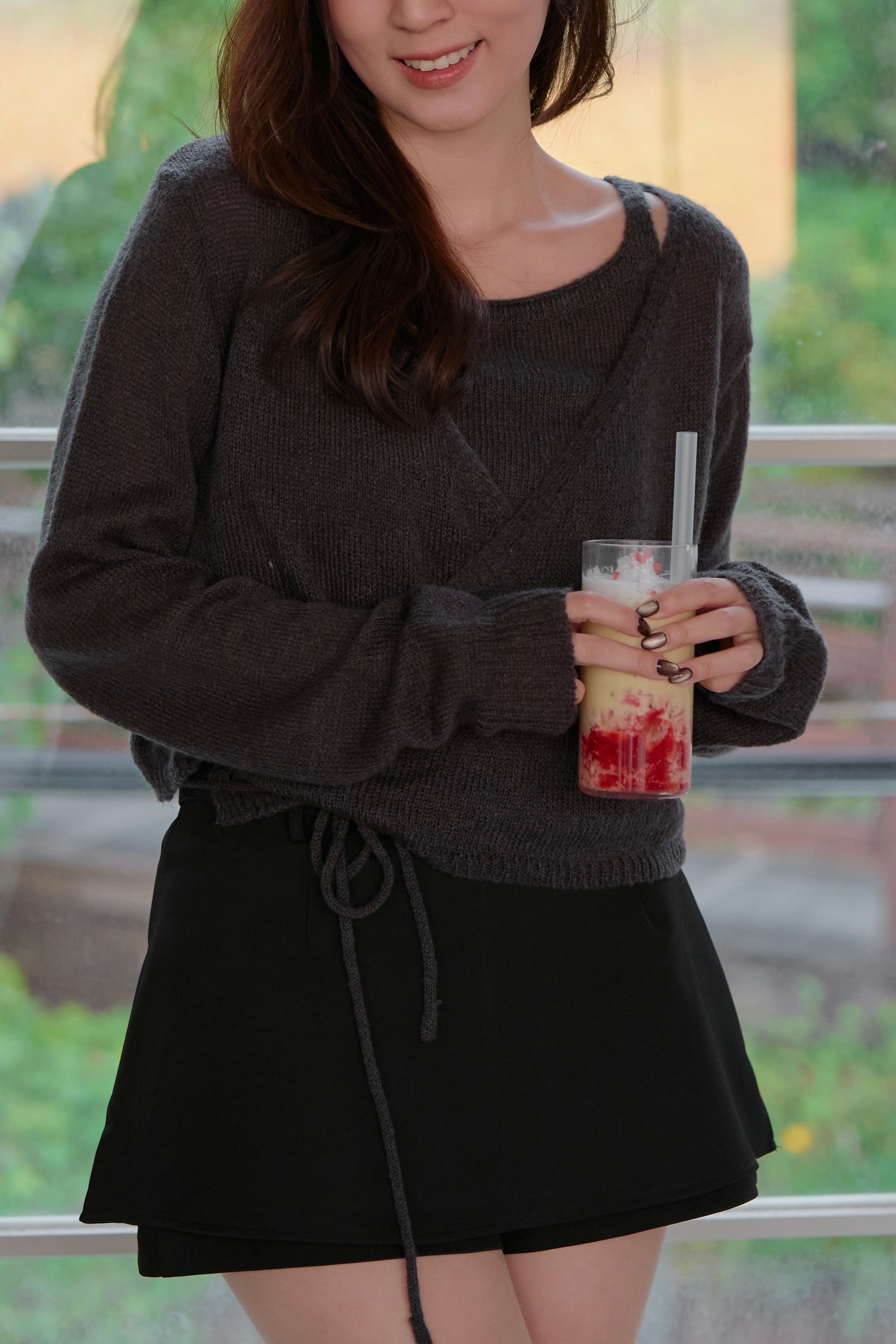 【 韓國親搜巡禮 · Week 1🪵 】霧感羊毛針織疊疊套裝 背心+外套