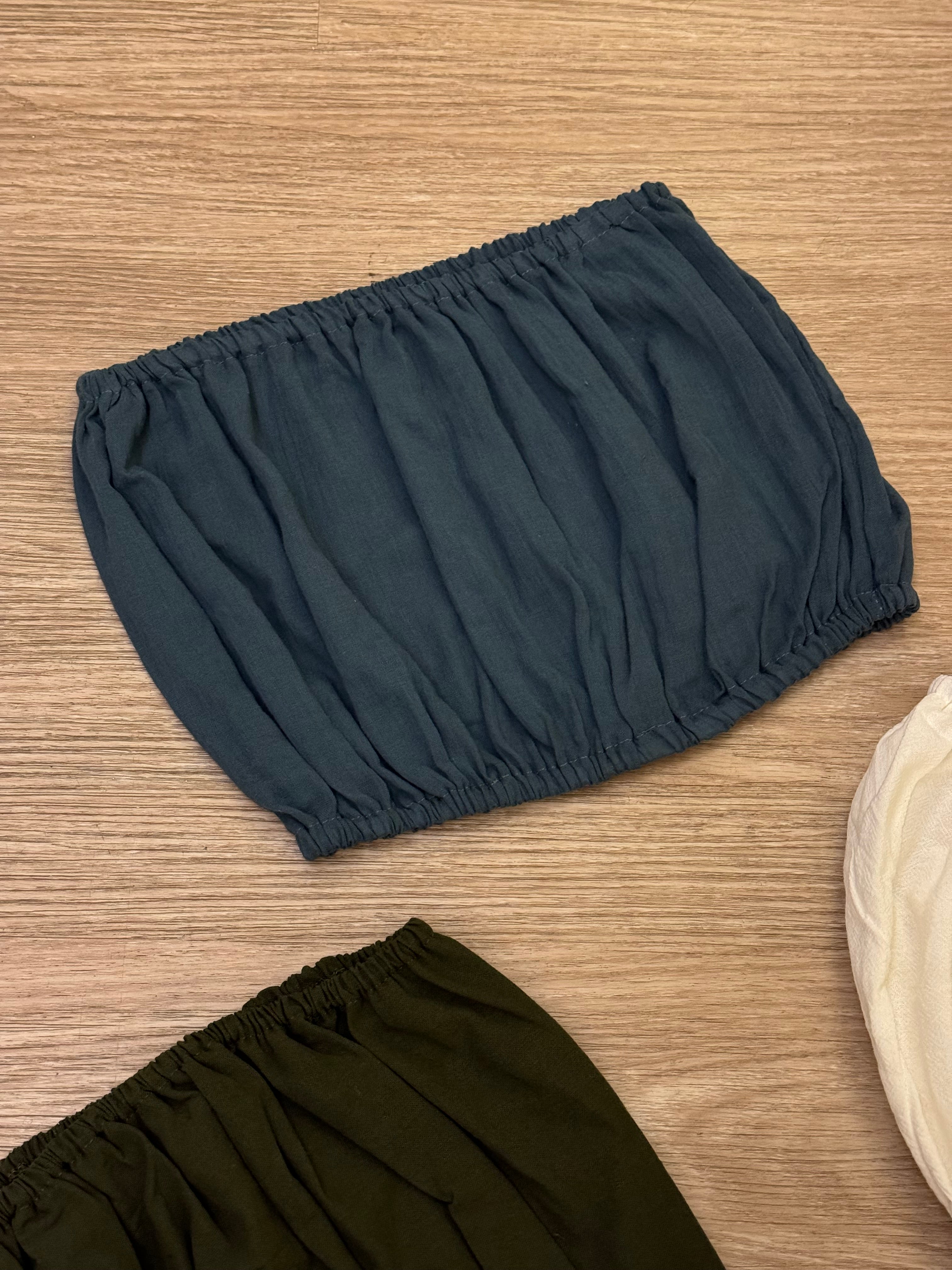 $99泰國薄棉麻系列｜Basic Tube top［四色入］