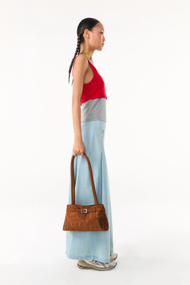 Gentle Woman｜SUEDE BALLERINA BAG