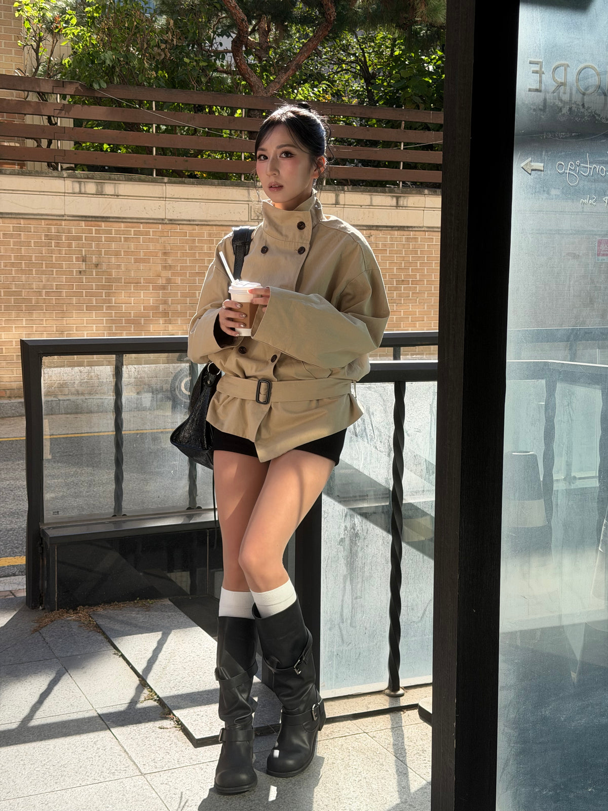 着boot必入手～不下滑不移位！壓力修型長襪［兩色入］