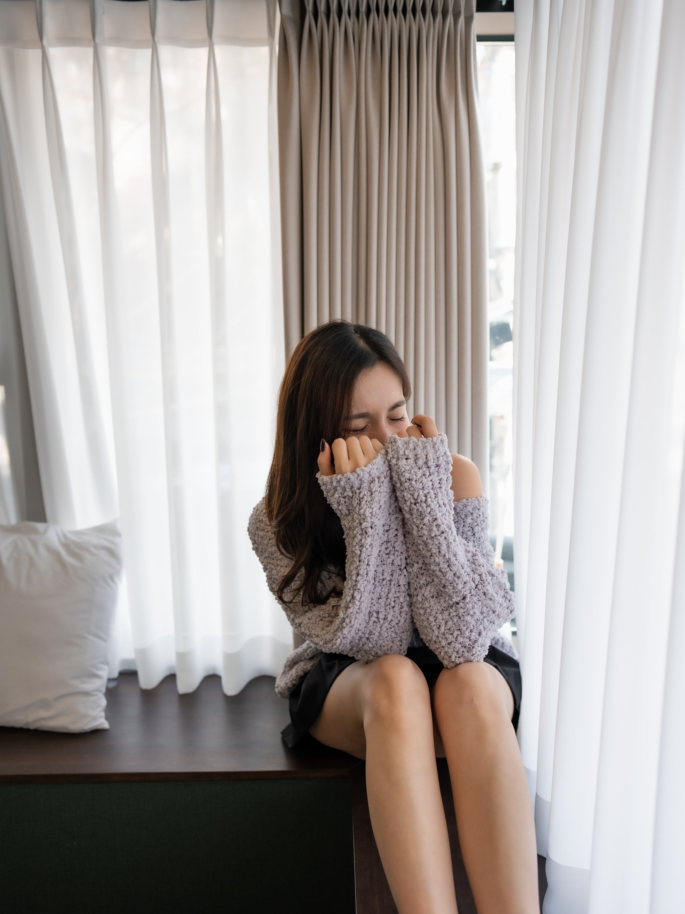 【秋冬的連線🍁】滿滿女友感 💗 Squishy Soft Sweater［兩色入］￼