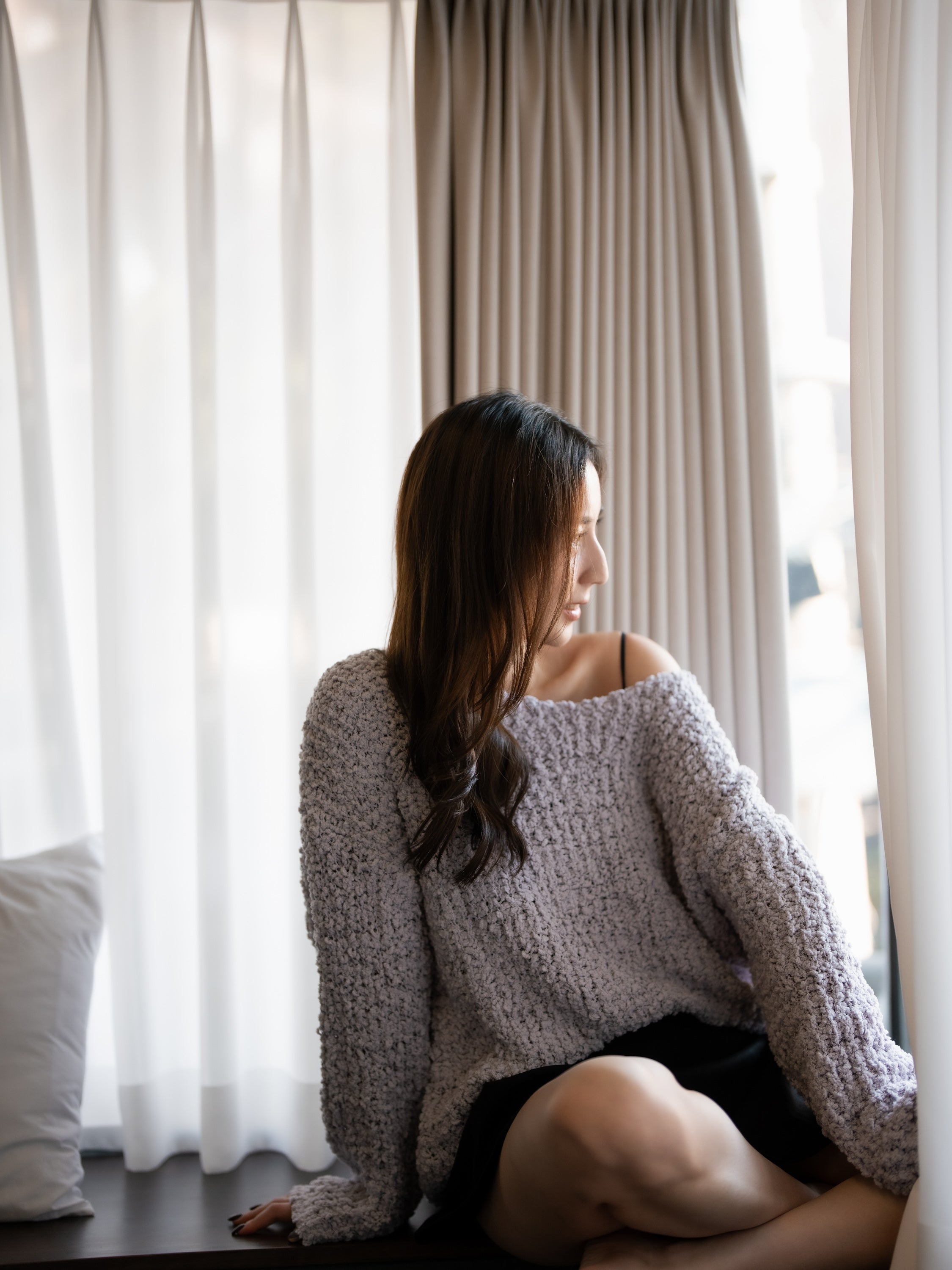 【秋冬的連線🍁】滿滿女友感 💗 Squishy Soft Sweater［兩色入］￼