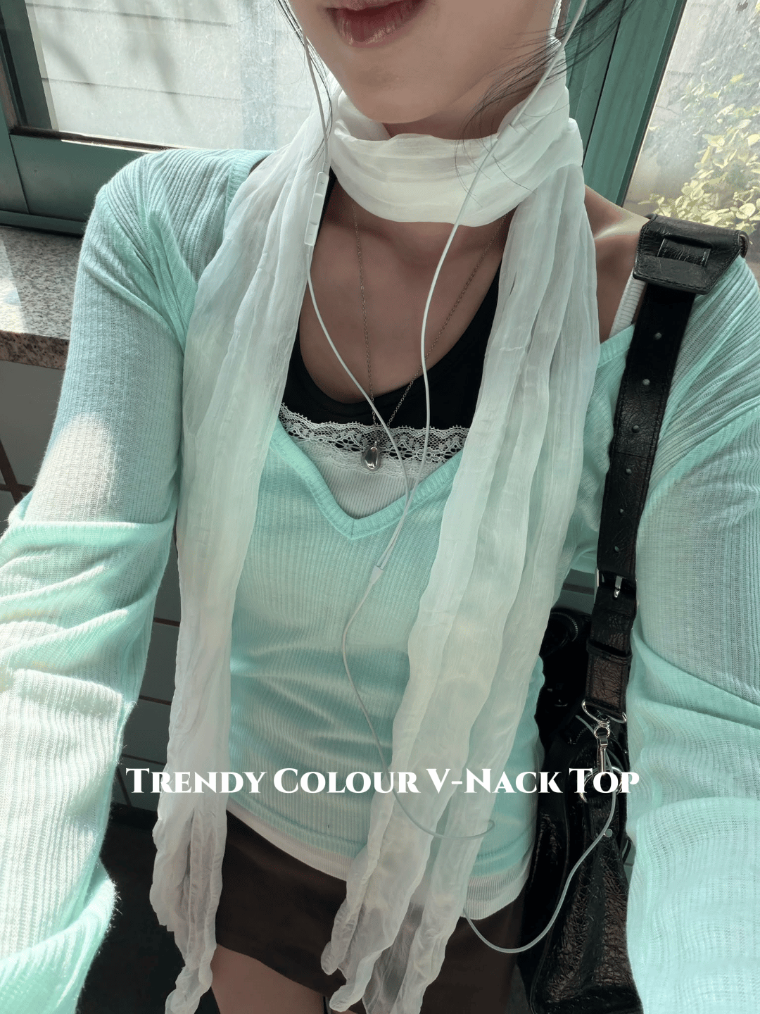 性價比嘗試靚色！Trendy Colour V-Nack Top［三色入］
