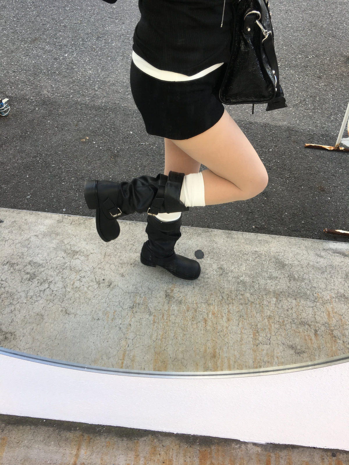 店主大推！加絨～超級無敵百搭貼臀小黑褲