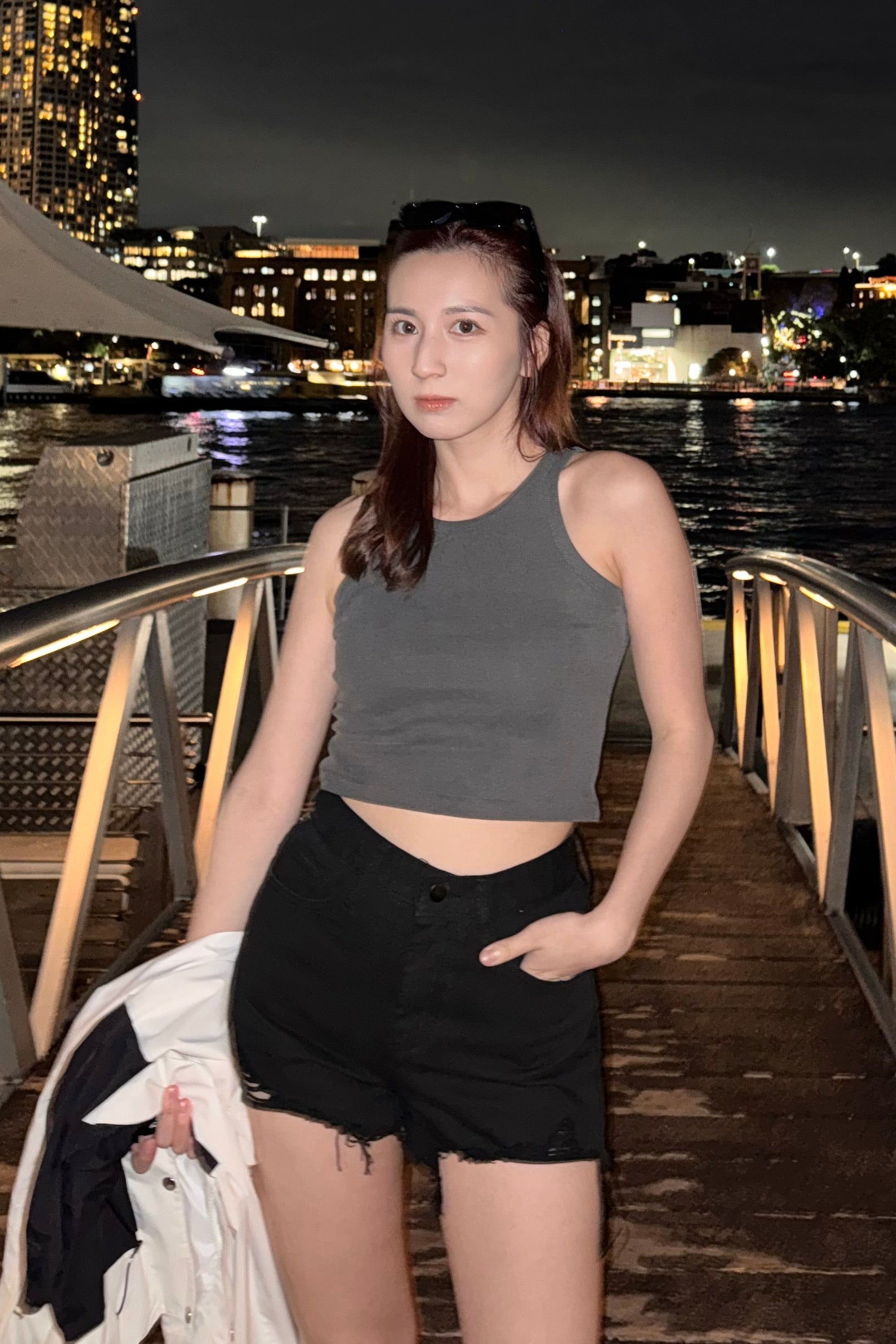 【𝐇𝐎𝐓 𝐒𝐔𝐌𝐌𝐄𝐑 🏝️ 大型上架！】洗水灰工裝感入肩背心［兩色入］