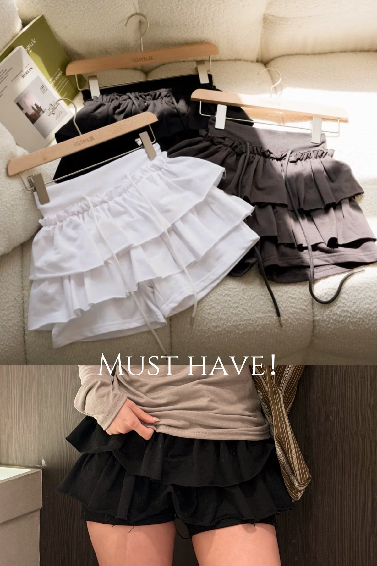 【 $99開季震撼價❗️ 】#19 | 安全感滿滿！極百搭的蛋糕裙［三色入］｜店主推薦 👘