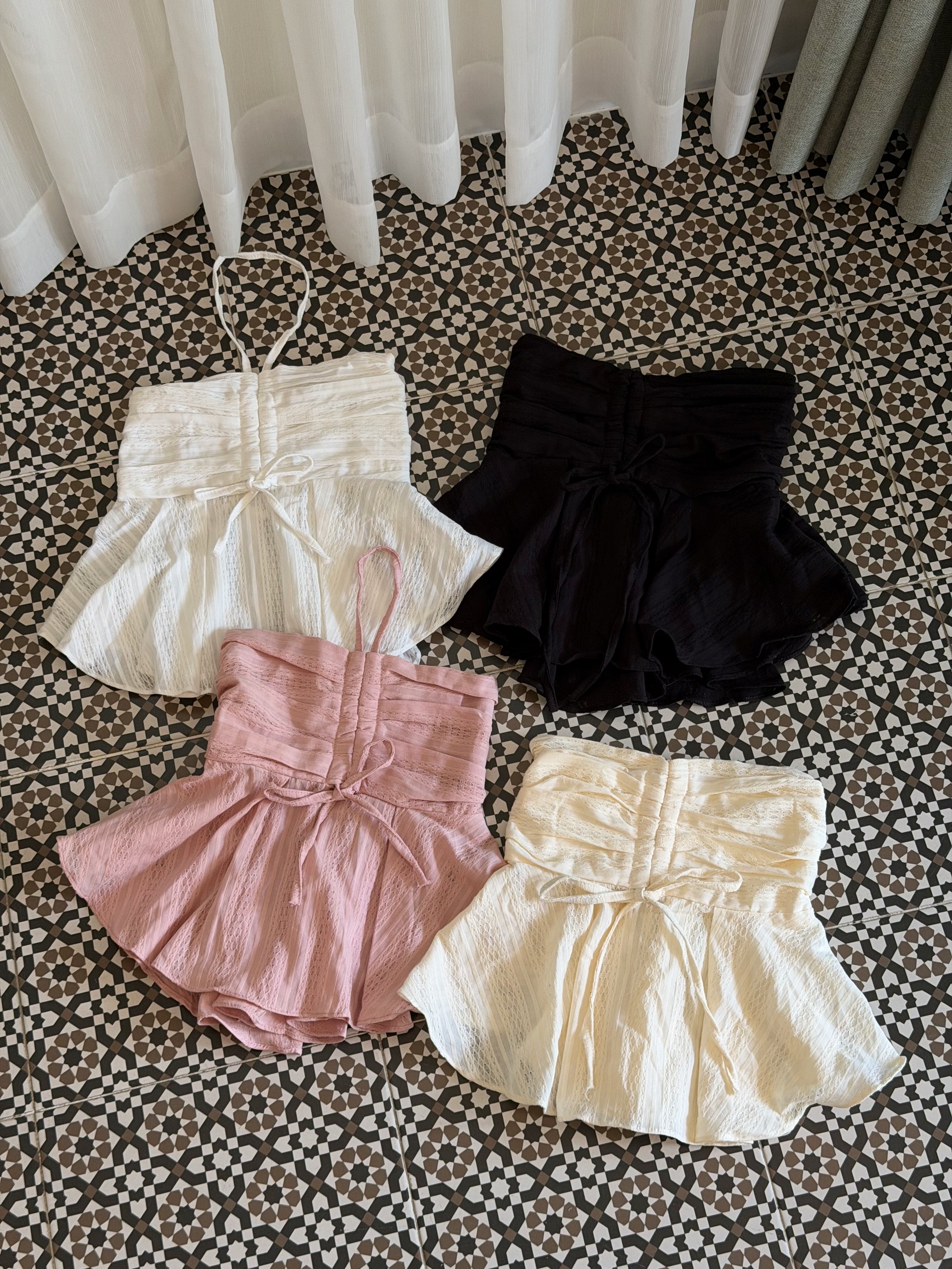 【🇹🇭泰國連線最後一擊！】#3 連線限定$99❗️2-ways Sweetie Top［四色入］