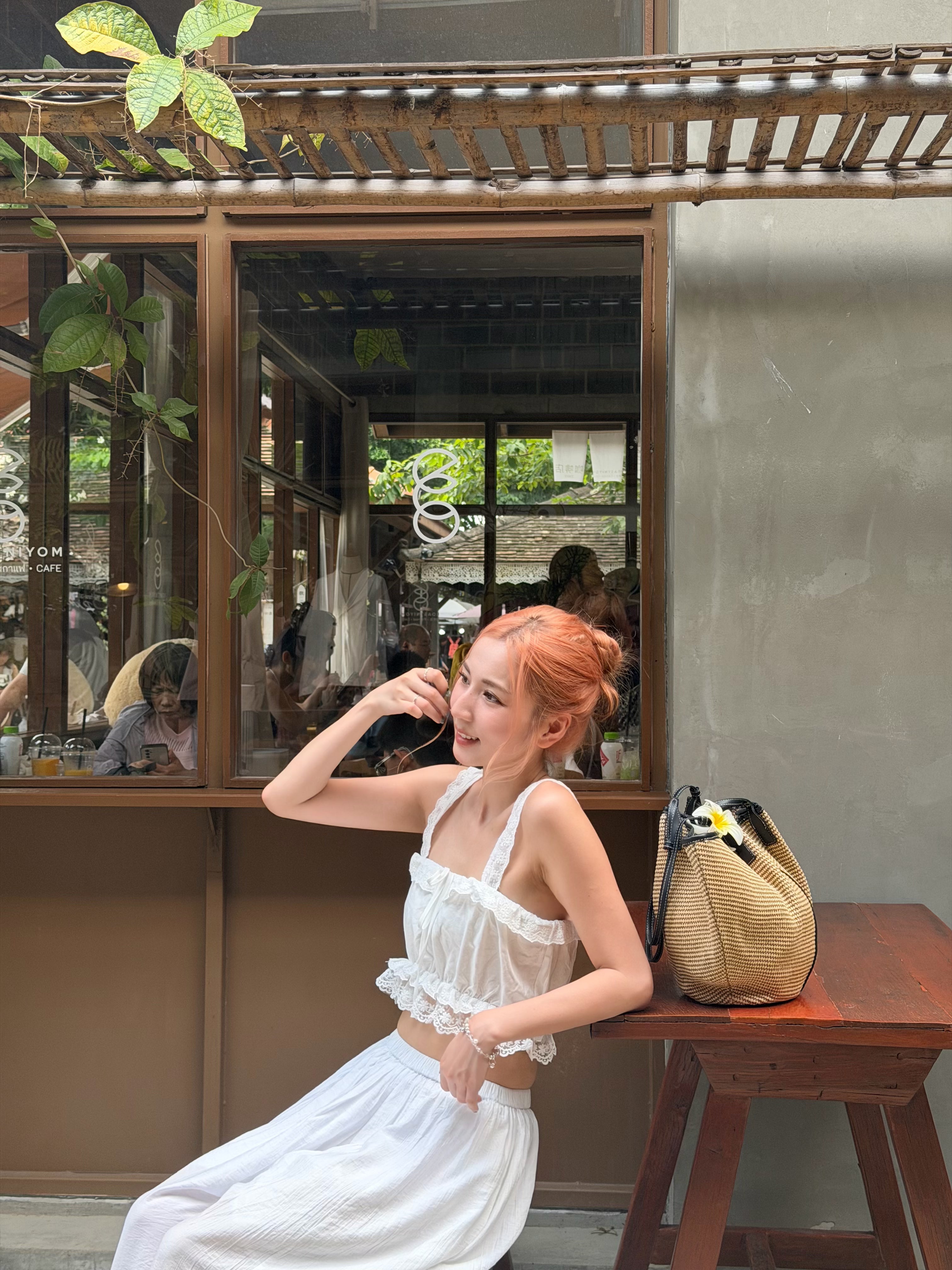 【 夏日炎炎泰國連線☀️🇹🇭 】#5 清新甜美女孩必入！So cute So sweet Top［兩色入］