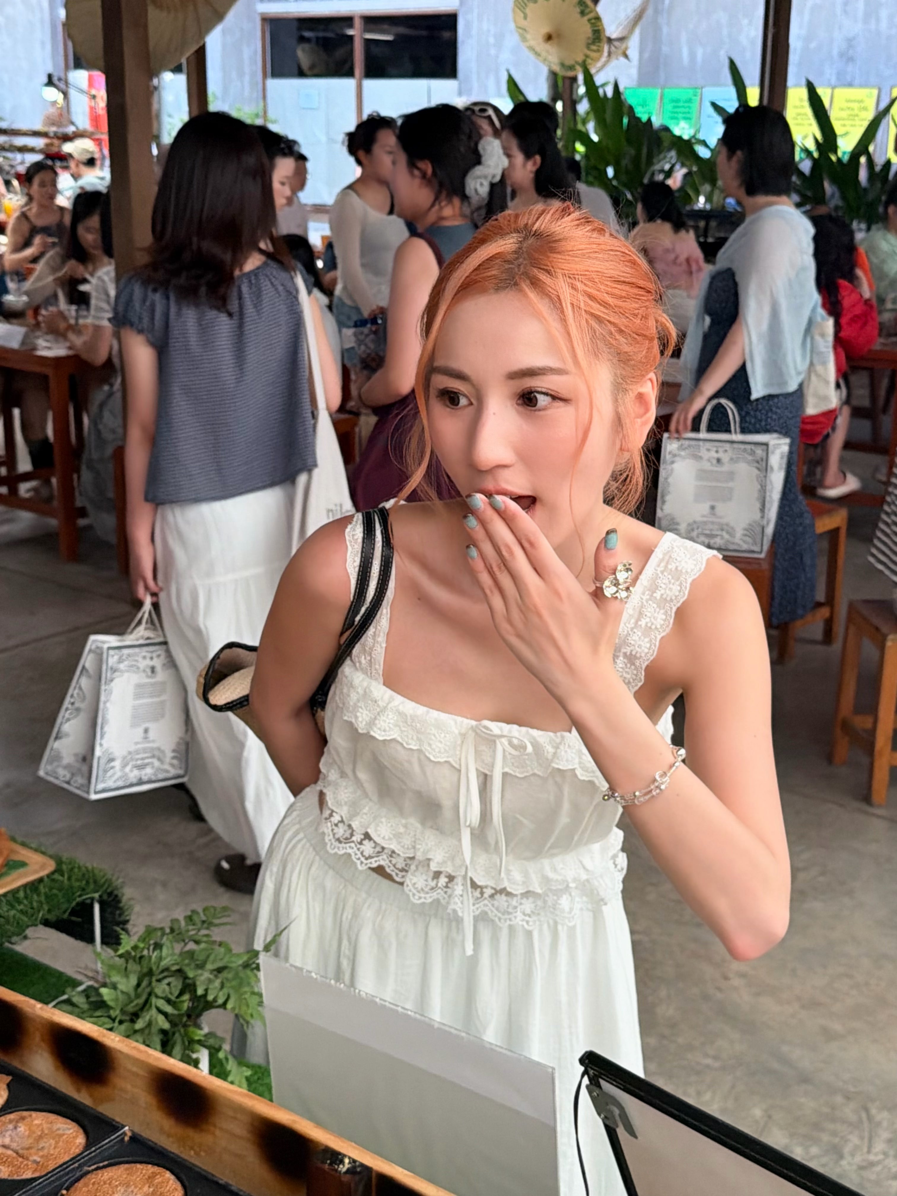 【 夏日炎炎泰國連線☀️🇹🇭 】#5 清新甜美女孩必入！So cute So sweet Top［兩色入］