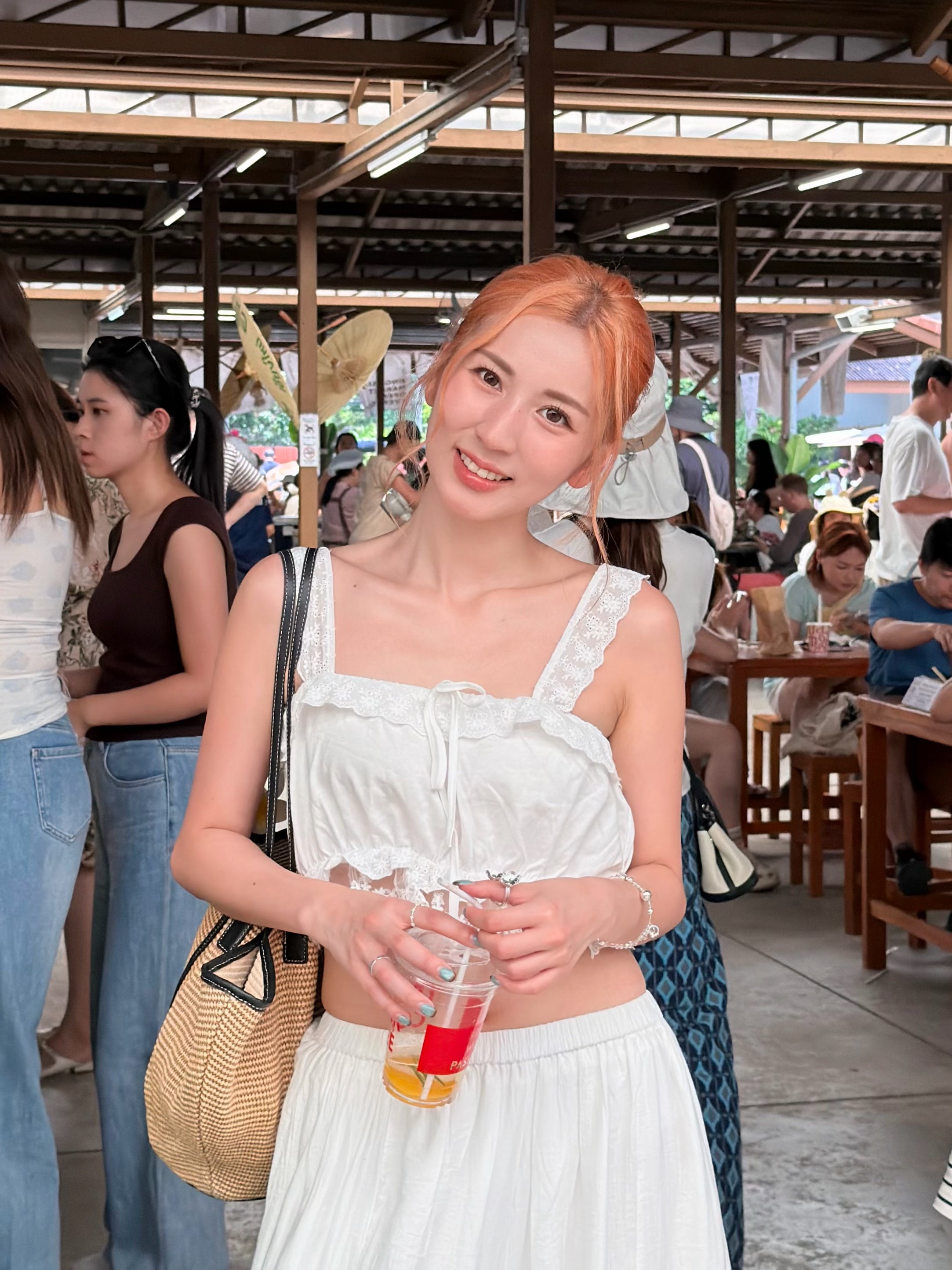 【 夏日炎炎泰國連線☀️🇹🇭 】#5 清新甜美女孩必入！So cute So sweet Top［兩色入］