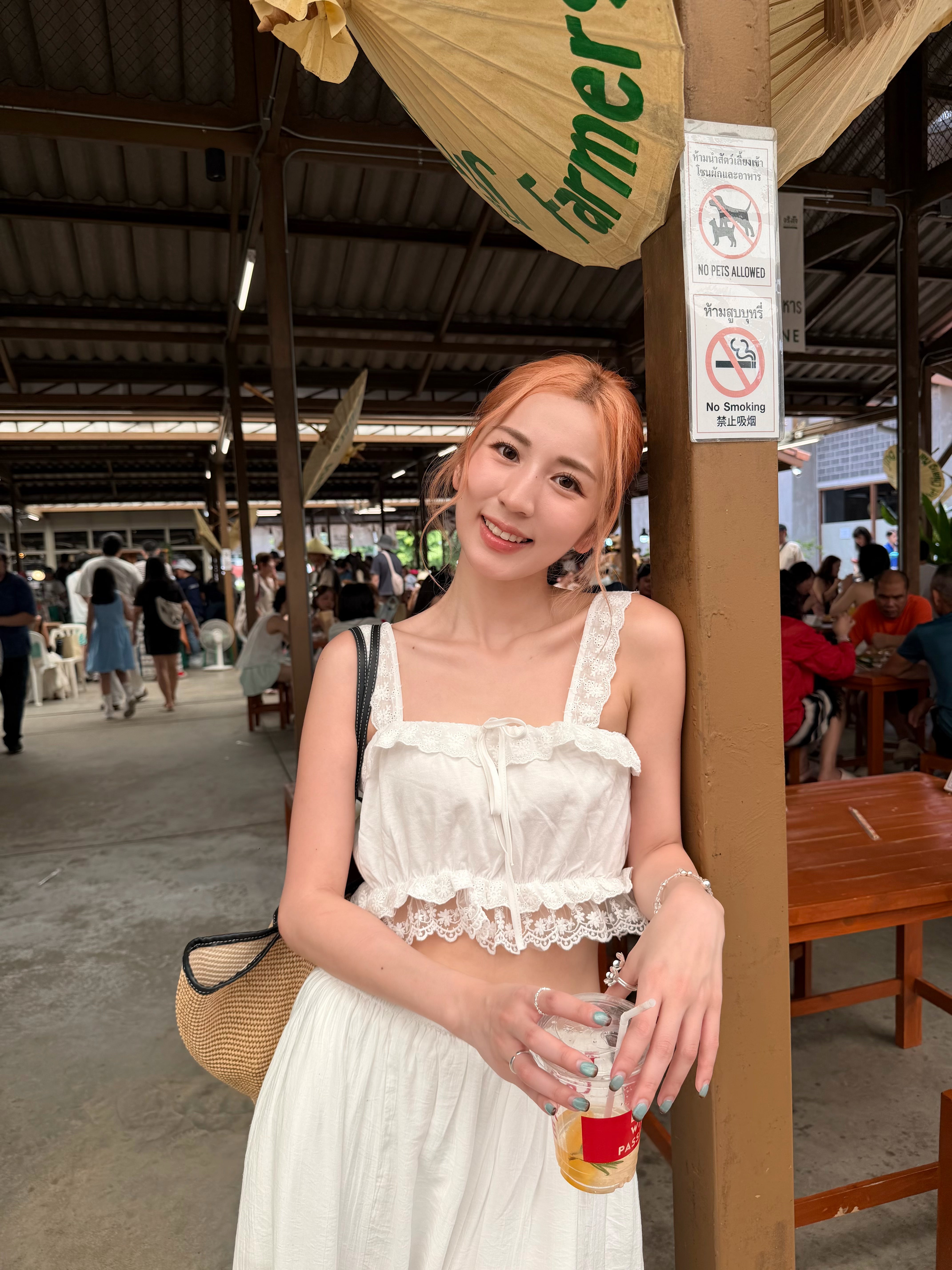 【 夏日炎炎泰國連線☀️🇹🇭 】#5 清新甜美女孩必入！So cute So sweet Top［兩色入］
