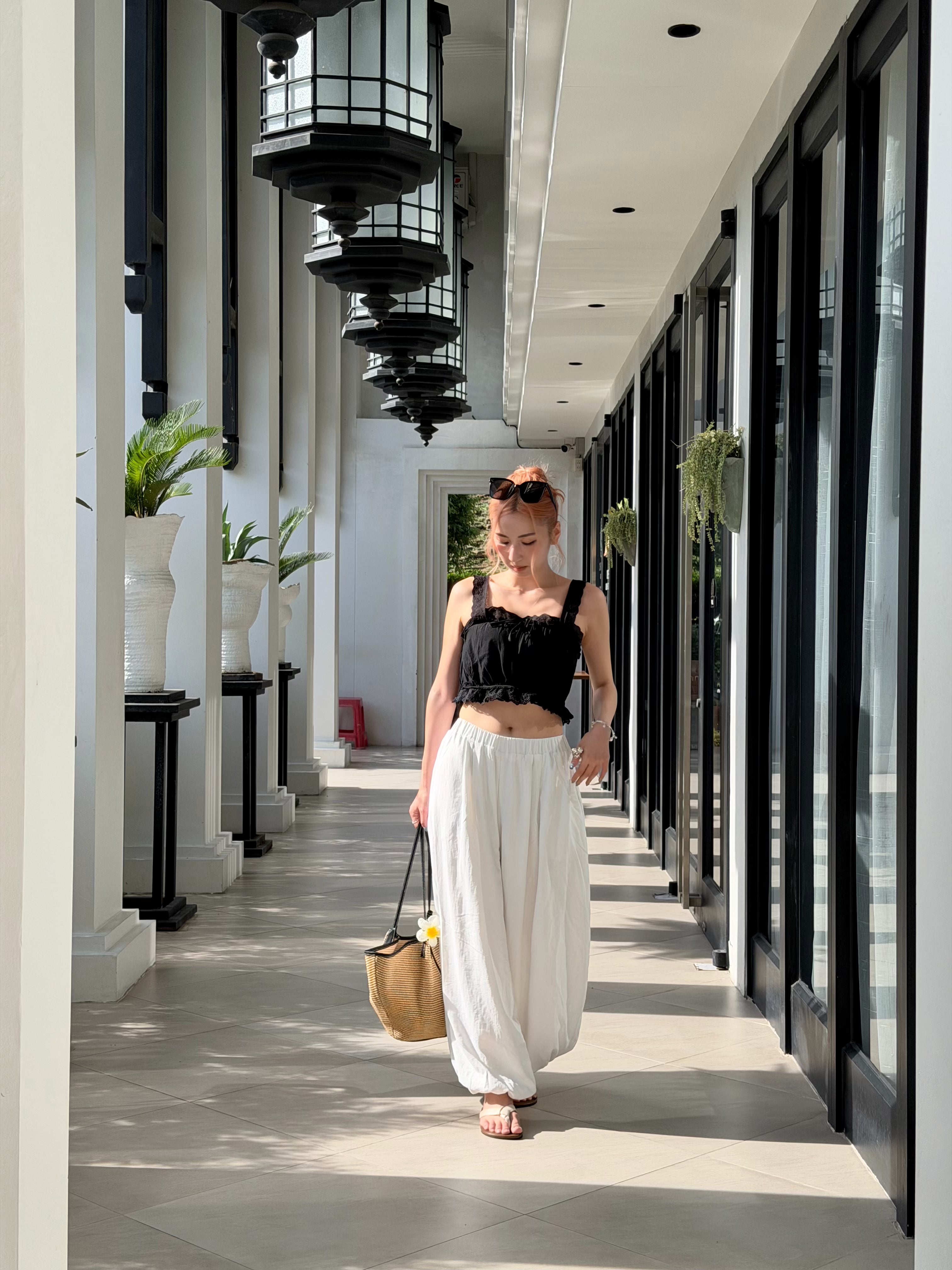 【 夏日炎炎泰國連線☀️🇹🇭 】#5 清新甜美女孩必入！So cute So sweet Top［兩色入］