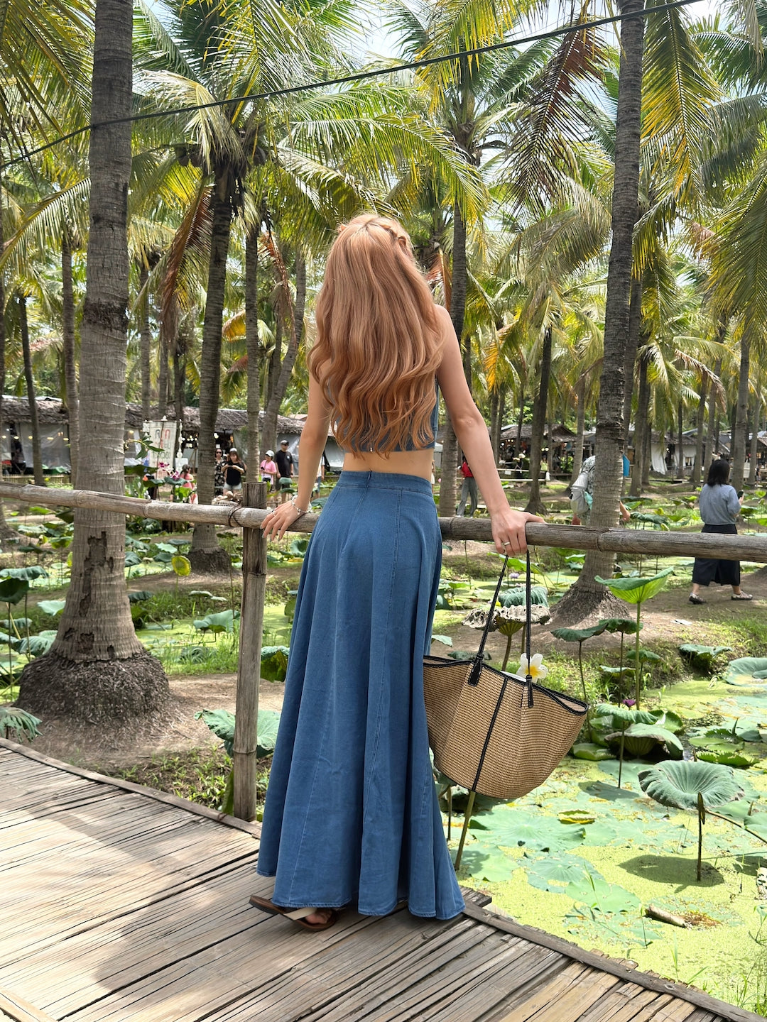 【 夏日炎炎泰國連線☀️🇹🇭 】#12 軟軟嘅牛仔布 💙 法式度假牛仔套裝［兩色入］