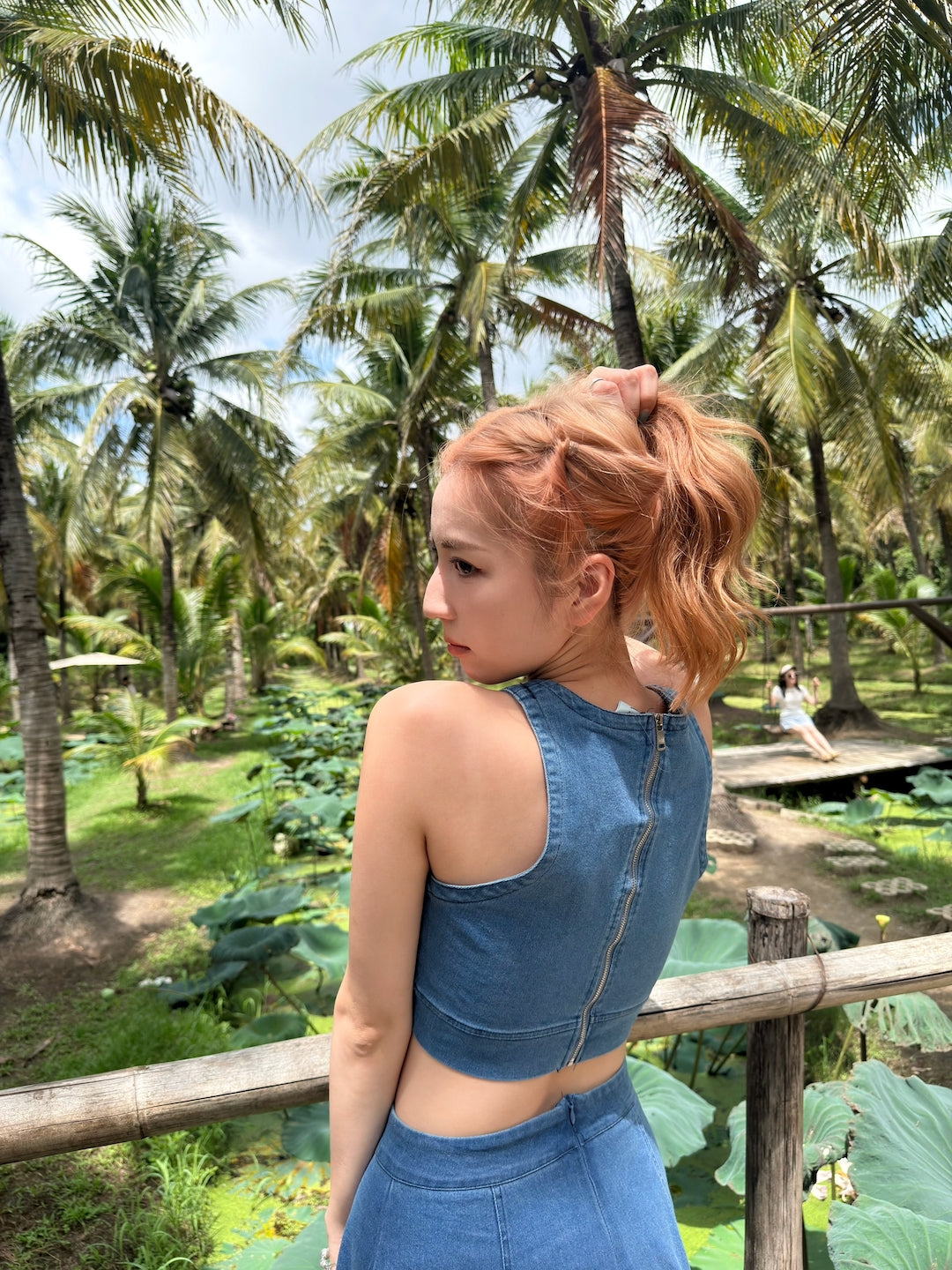【 夏日炎炎泰國連線☀️🇹🇭 】#12 軟軟嘅牛仔布 💙 法式度假牛仔套裝［兩色入］