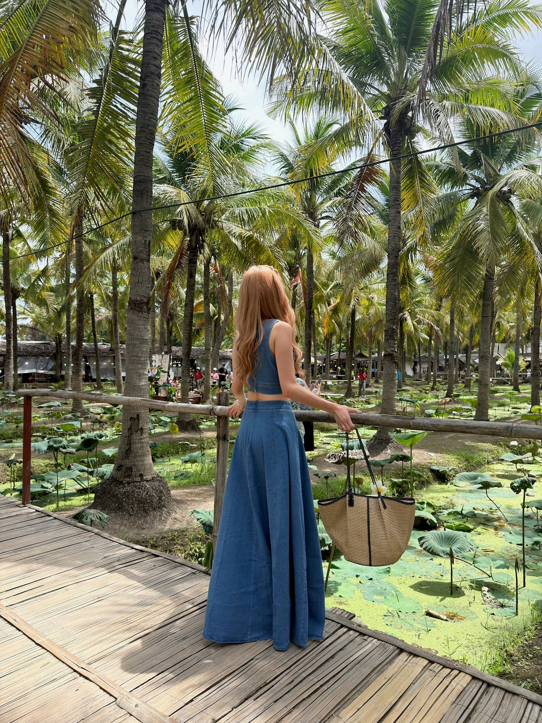【 夏日炎炎泰國連線☀️🇹🇭 】#12 軟軟嘅牛仔布 💙 法式度假牛仔套裝［兩色入］