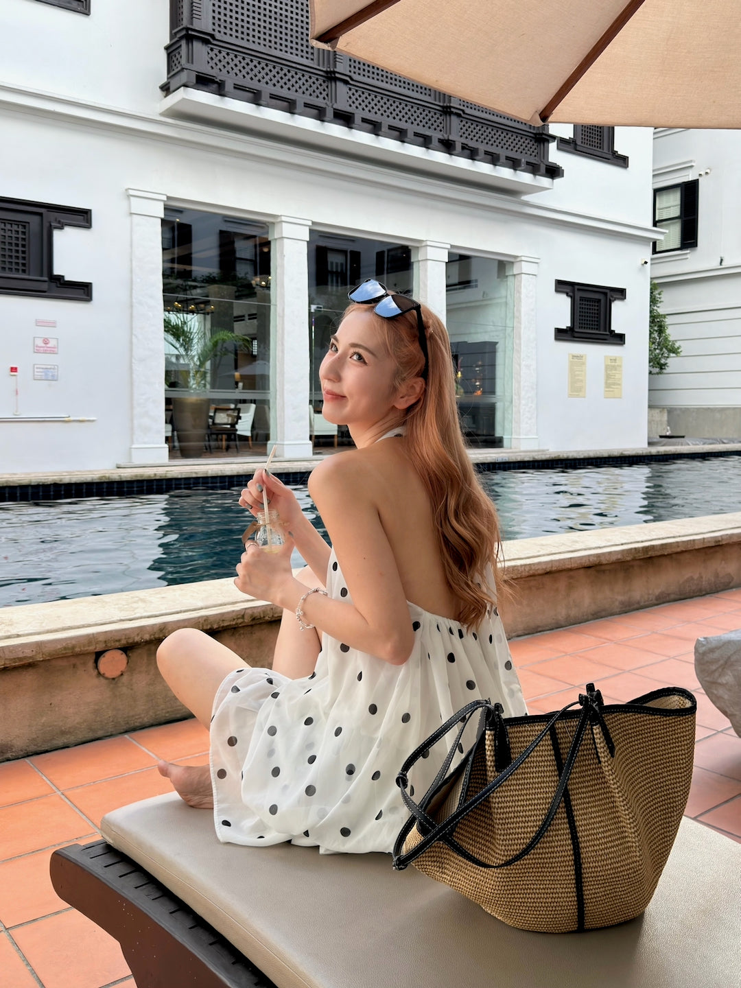 【 夏日炎炎泰國連線☀️🇹🇭 】#14 Dot Bot Balla Dress［兩色入］