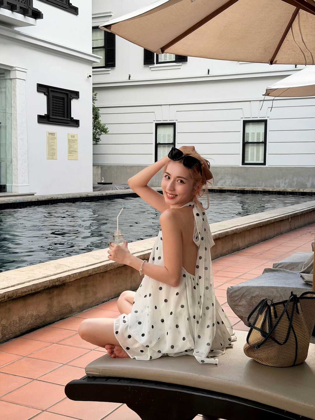 【 夏日炎炎泰國連線☀️🇹🇭 】#14 Dot Bot Balla Dress［兩色入］