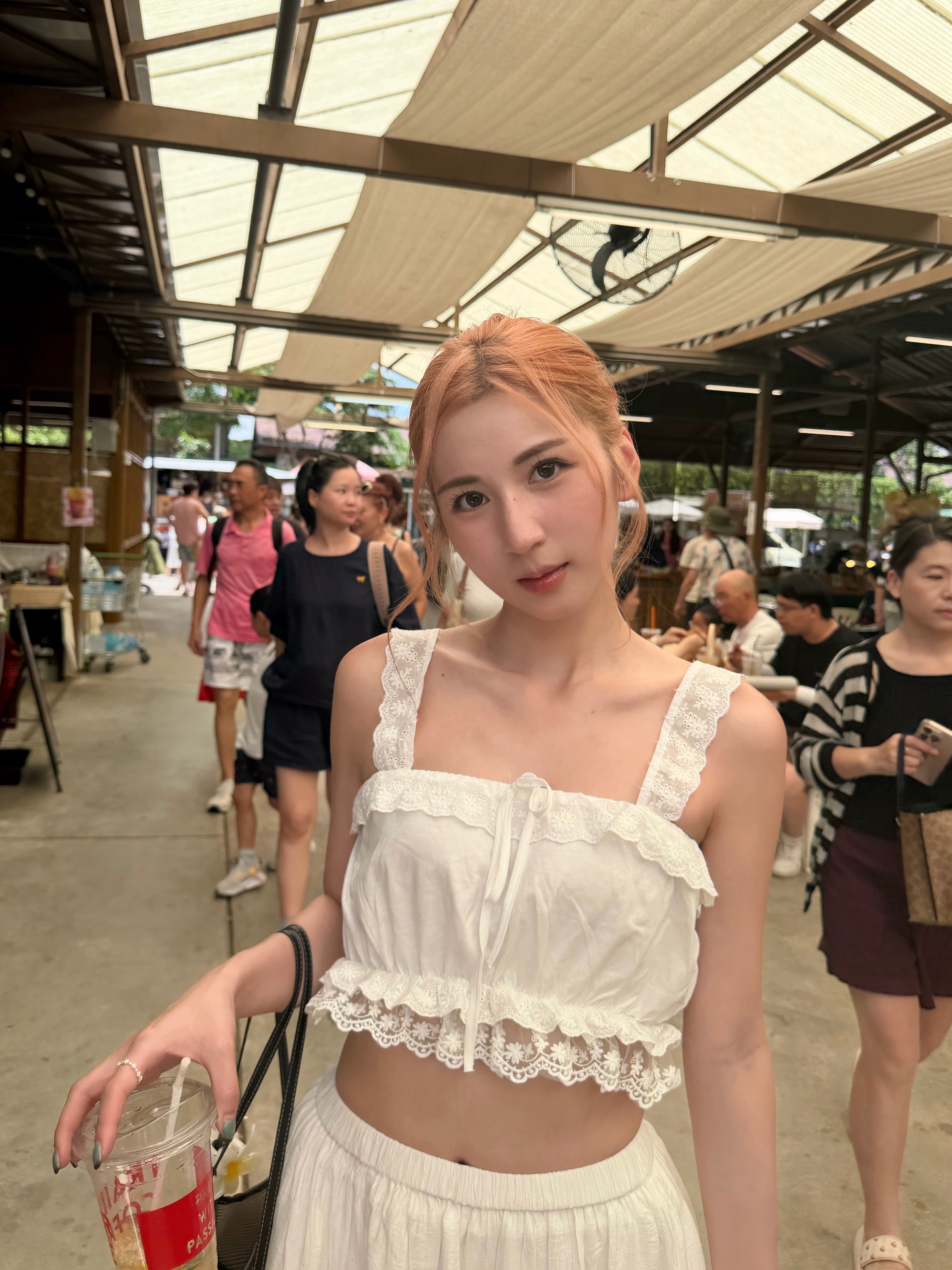 【 夏日炎炎泰國連線☀️🇹🇭 】#5 清新甜美女孩必入！So cute So sweet Top［兩色入］